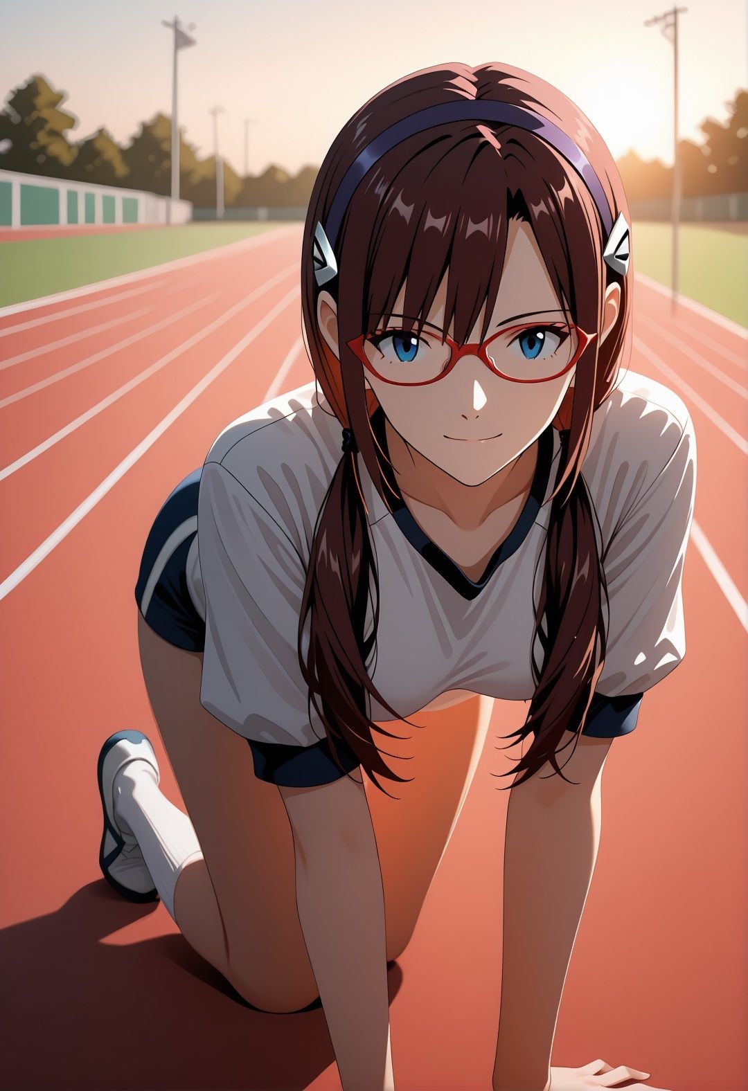 エ〇ァパロディ真〇波マ〇〇〇凌●教室プールトイレ巨乳眼鏡少女複数プレイ調教CG集 サンプル画像5