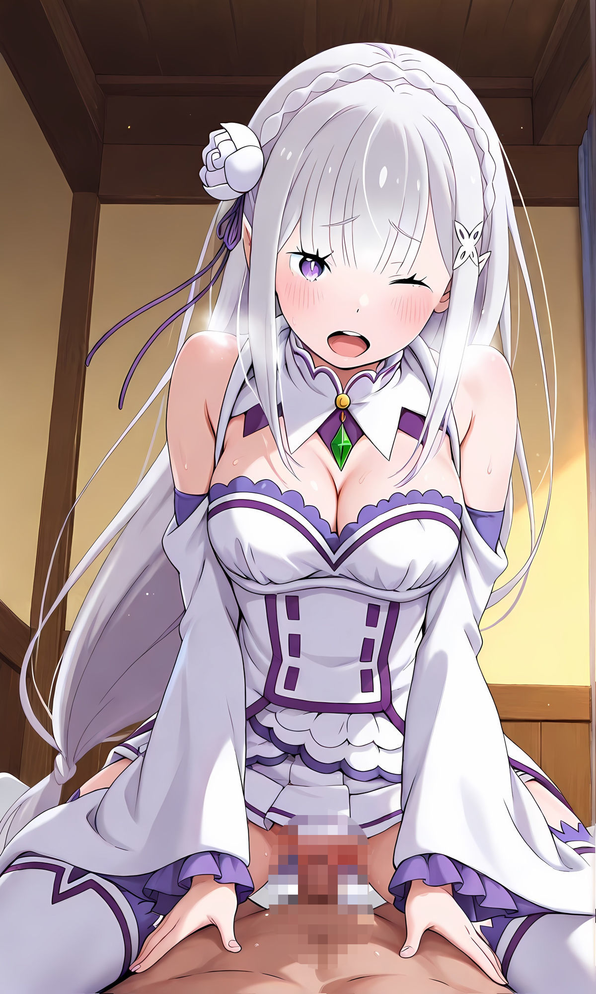 エ〇リアたんを性教育と称して皆で襲ってみた♪ サンプル画像4