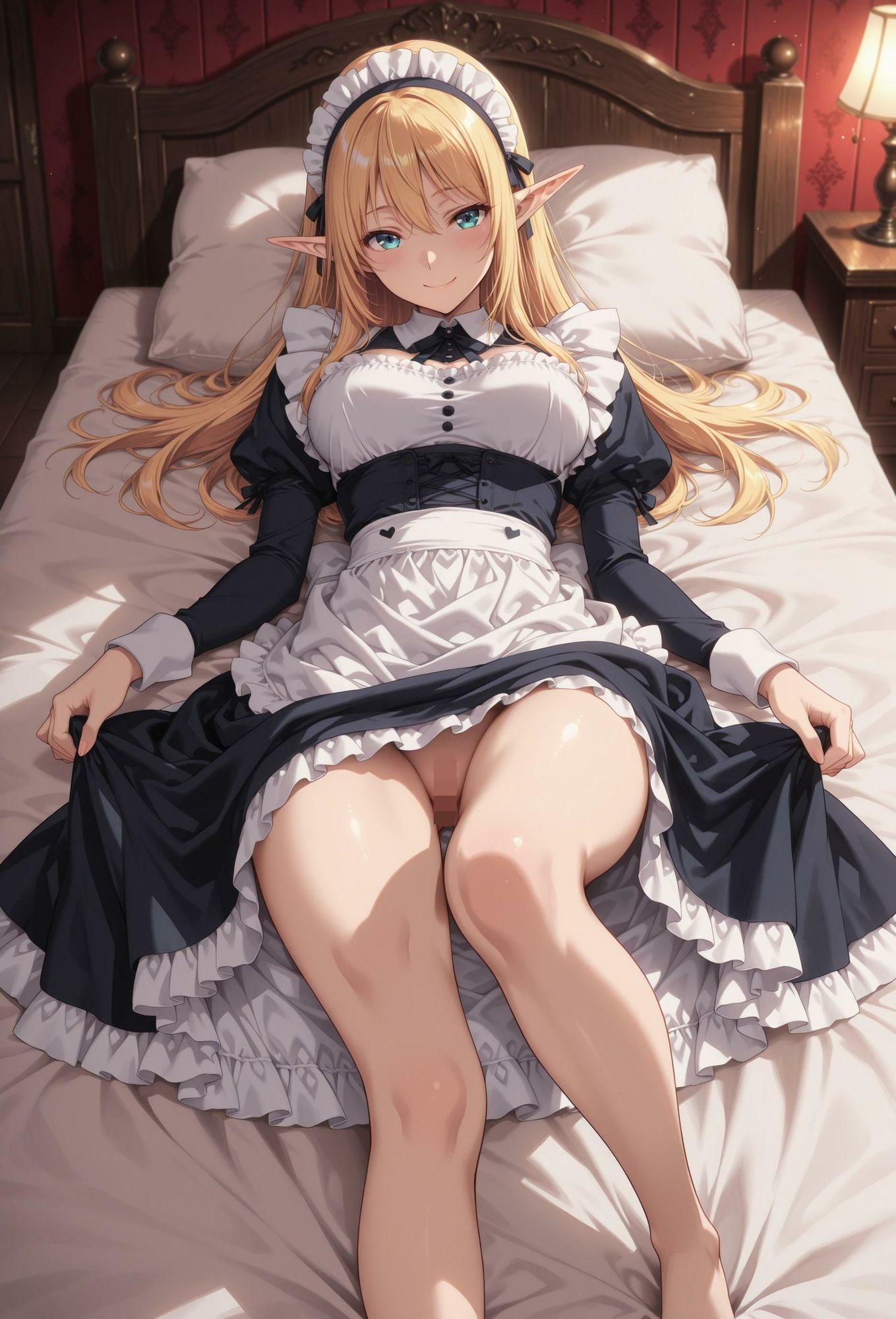 エルフのメイドさんの誘惑4 サンプル画像2