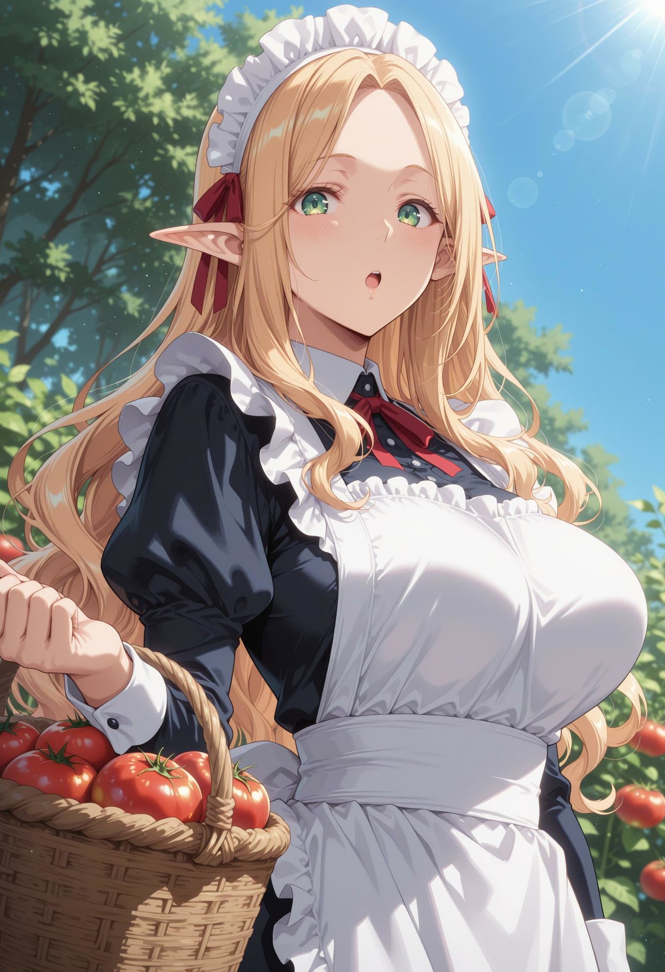 エルフのメイドさんの誘惑5 サンプル画像2