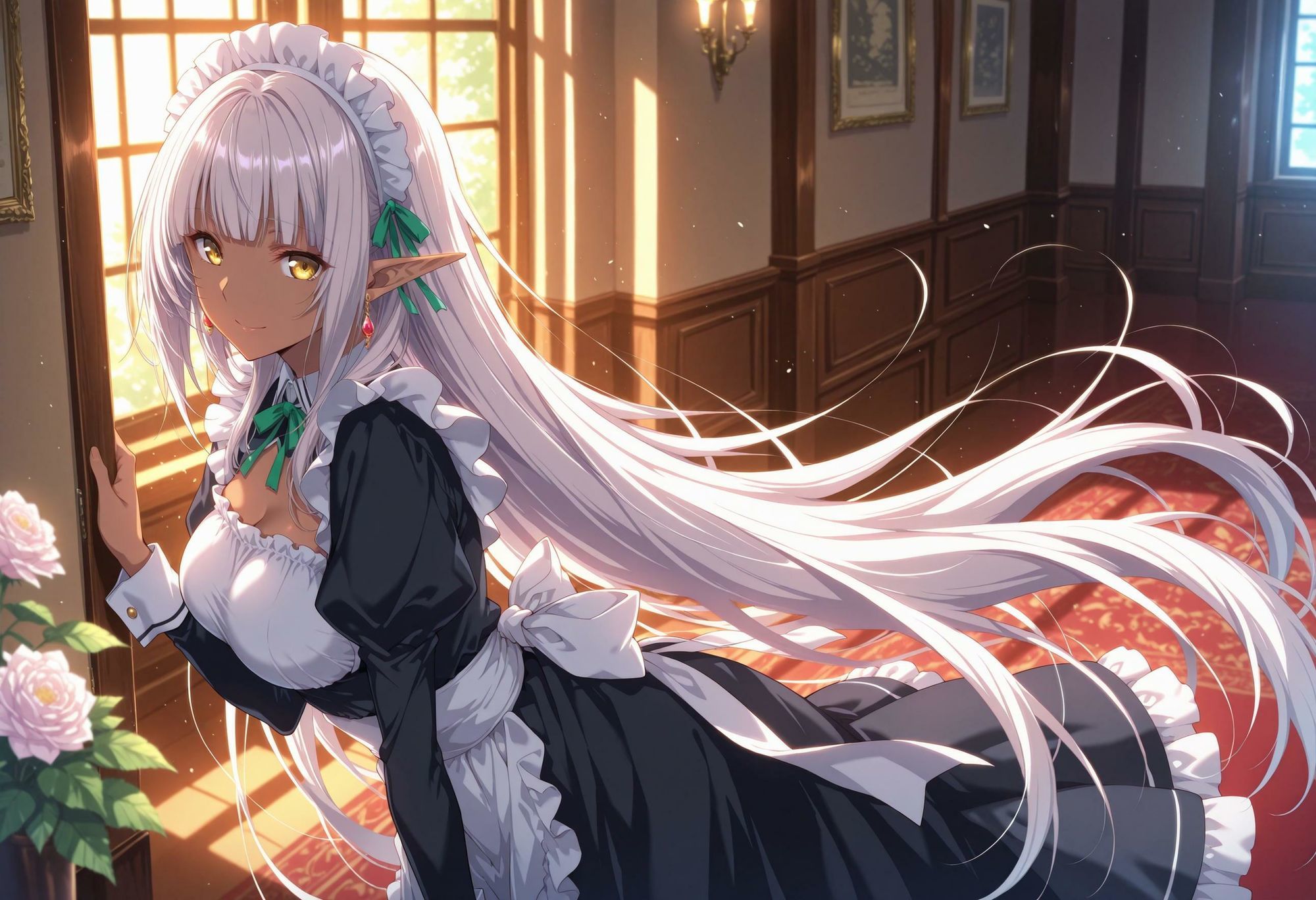 エルフのメイドさんの誘惑6 サンプル画像2