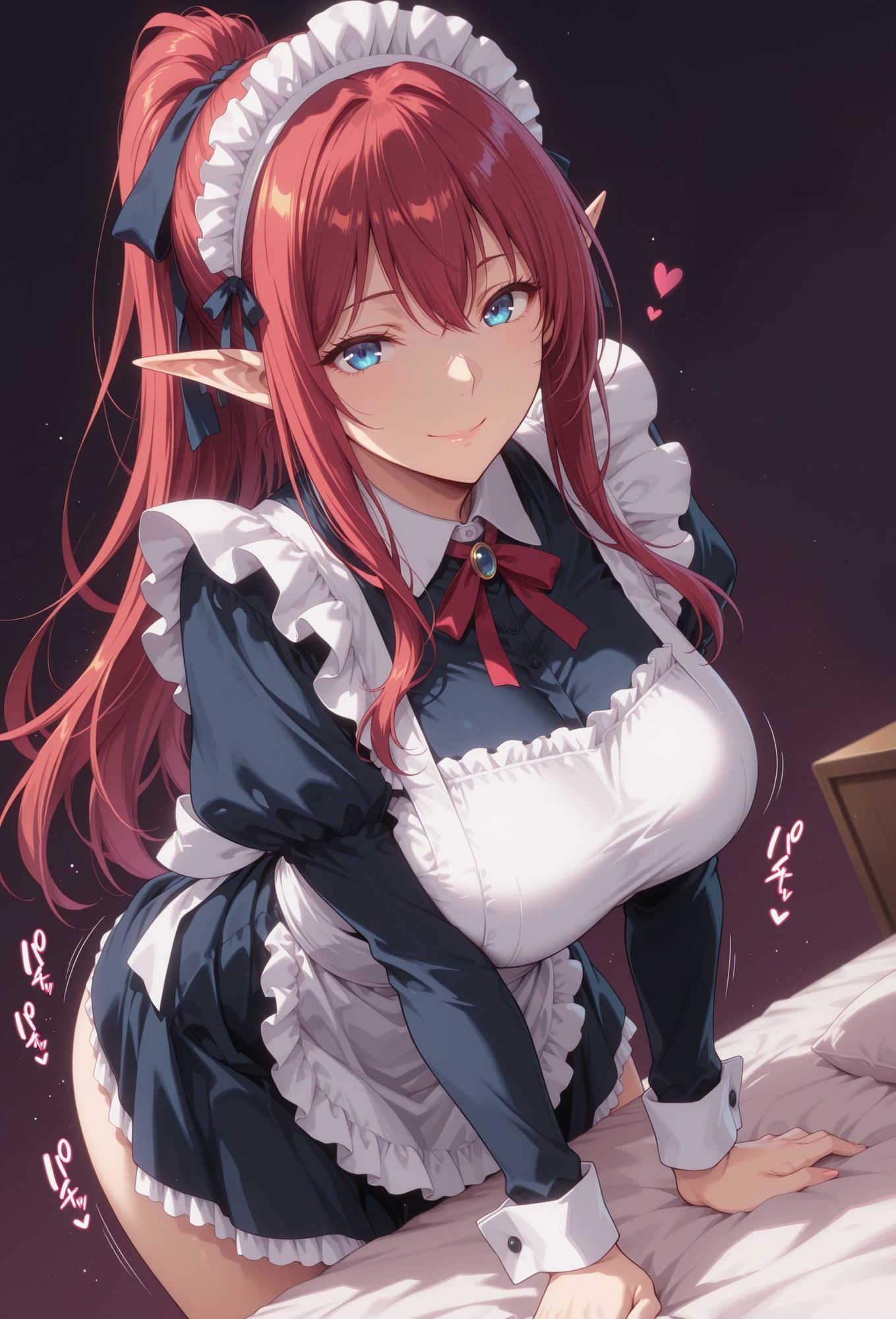エルフのメイドさんの誘惑9 サンプル画像1