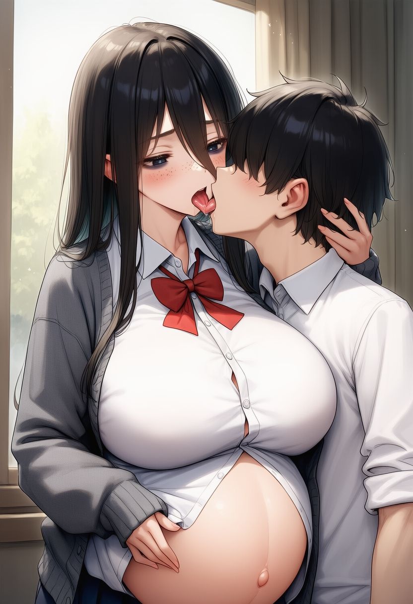 エロい体の陰キャクラスメートとsexして妊娠させて出産させてを2回 サンプル画像7