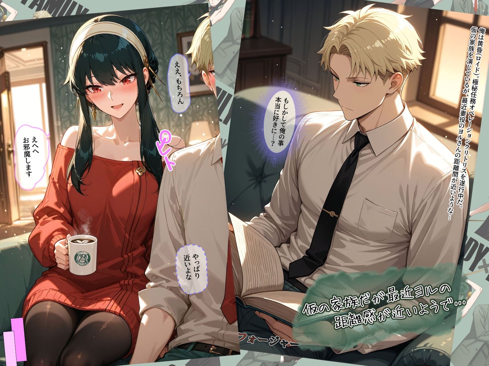 エロ同人版スパイファミリー サンプル画像1