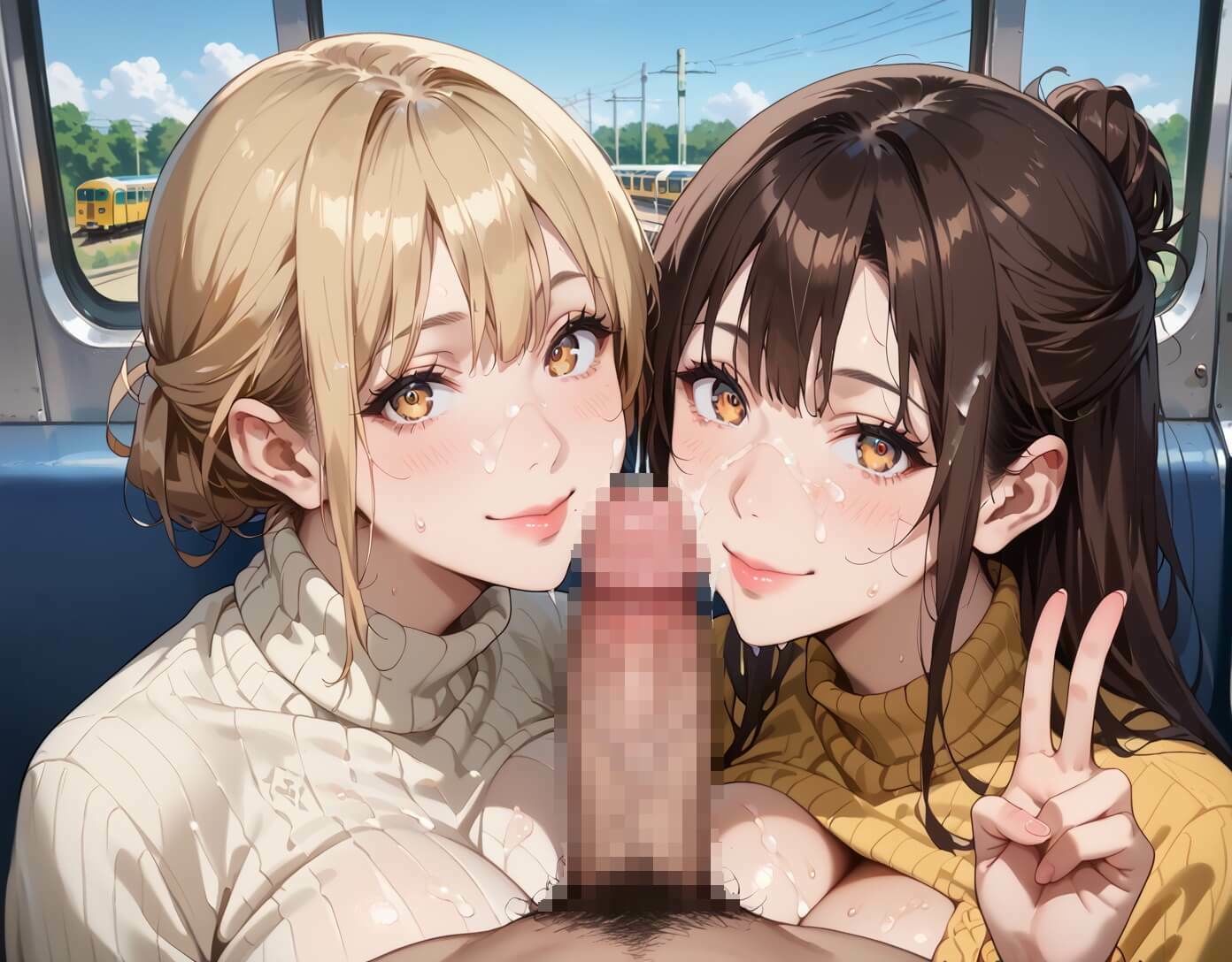 エロ電車が発車します〜やり放題のエロ電車ですっきりさせます！★たぁっぷり495枚入ってます★ サンプル画像7