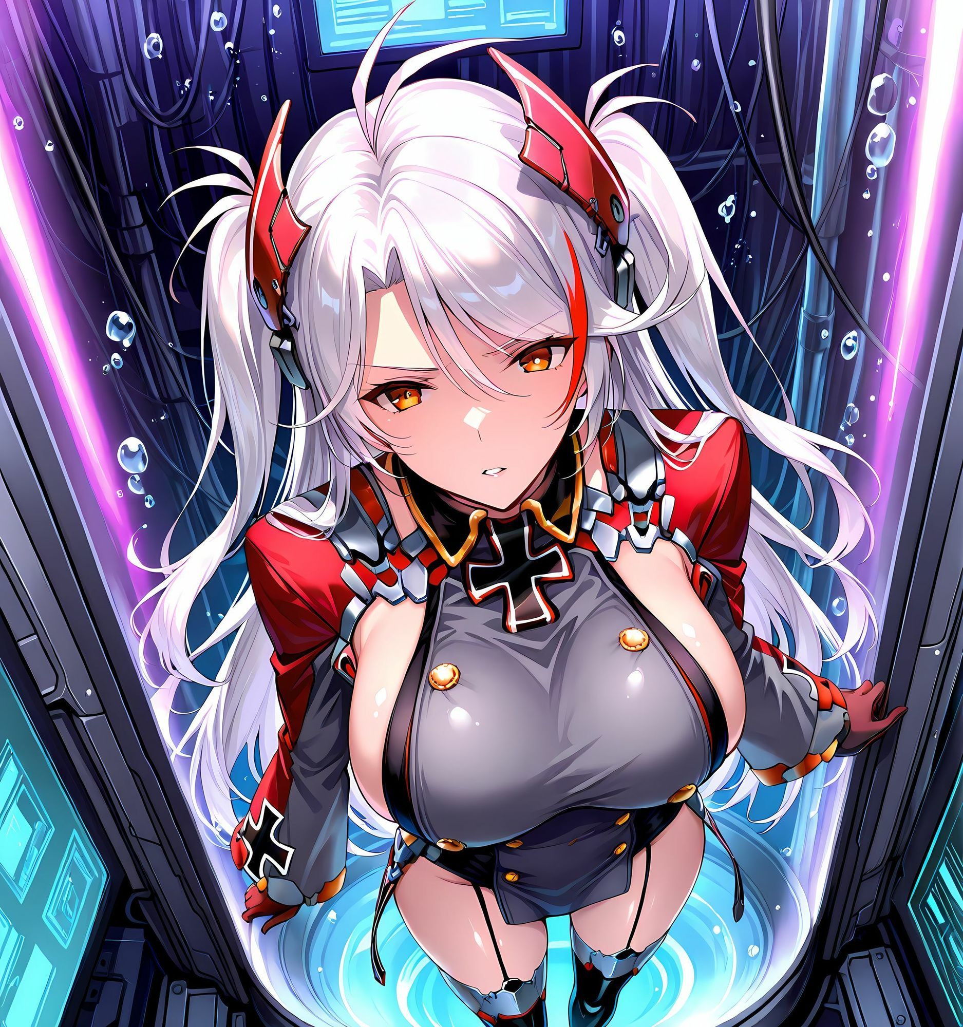 オイゲン洗脳機械姦・悪堕ち孕ませ サンプル画像3