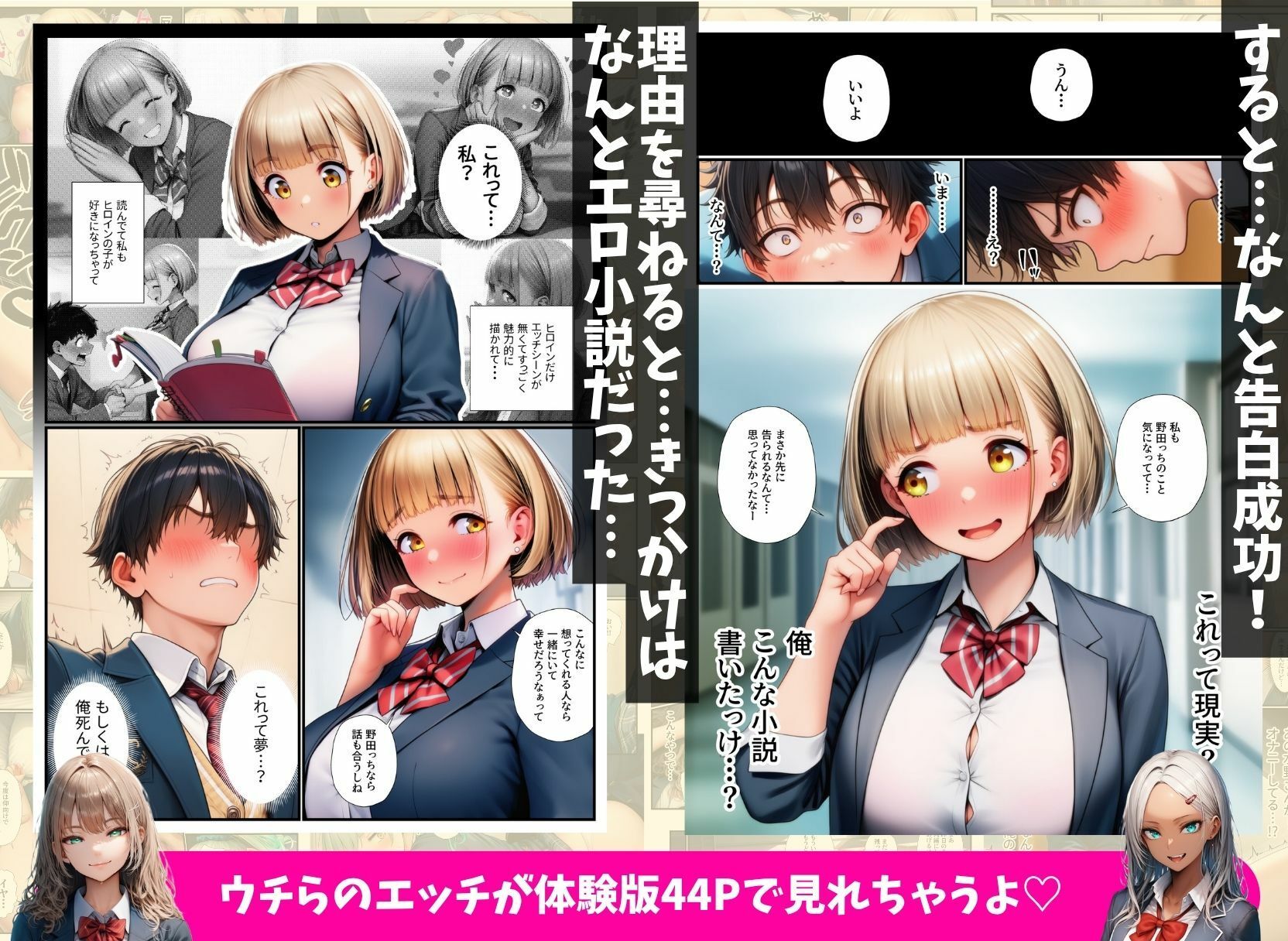 オタクの俺をいじめる一軍ギャル達をエロ小説のネタにしたらホントに中出しセックスできちゃった話 サンプル画像8