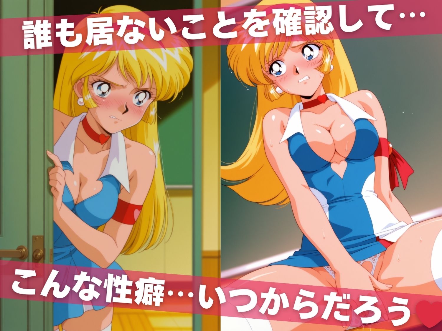 オナニー覗かれ、寝取られて  キュ●ティーハニー 〜 学校編 〜 おじさんに暴かれた秘密 サンプル画像2