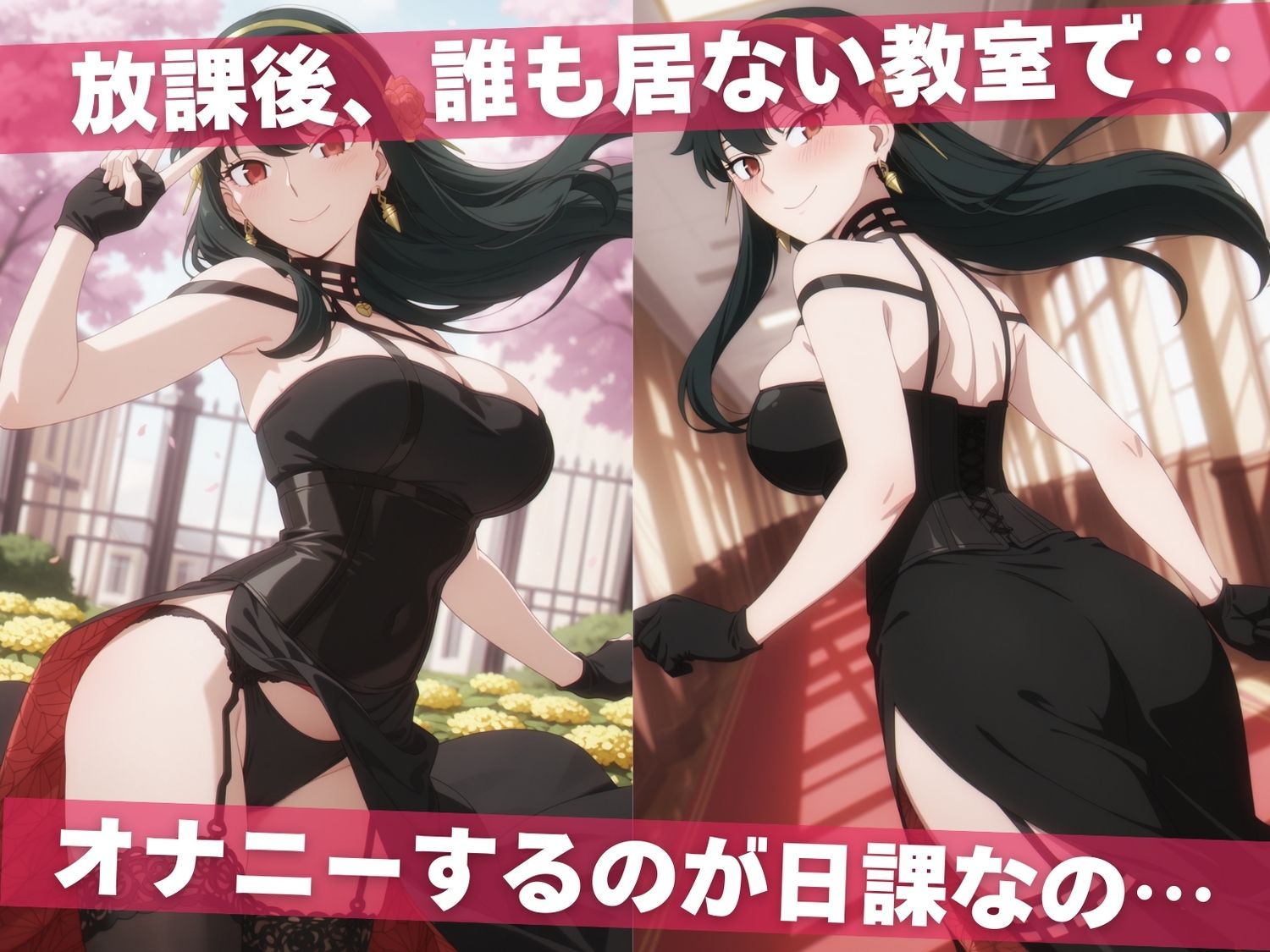 オナニー覗かれ、寝取られて  スパ●ファミリー 〜 学校編 〜 おじさんに暴かれた秘密 サンプル画像1