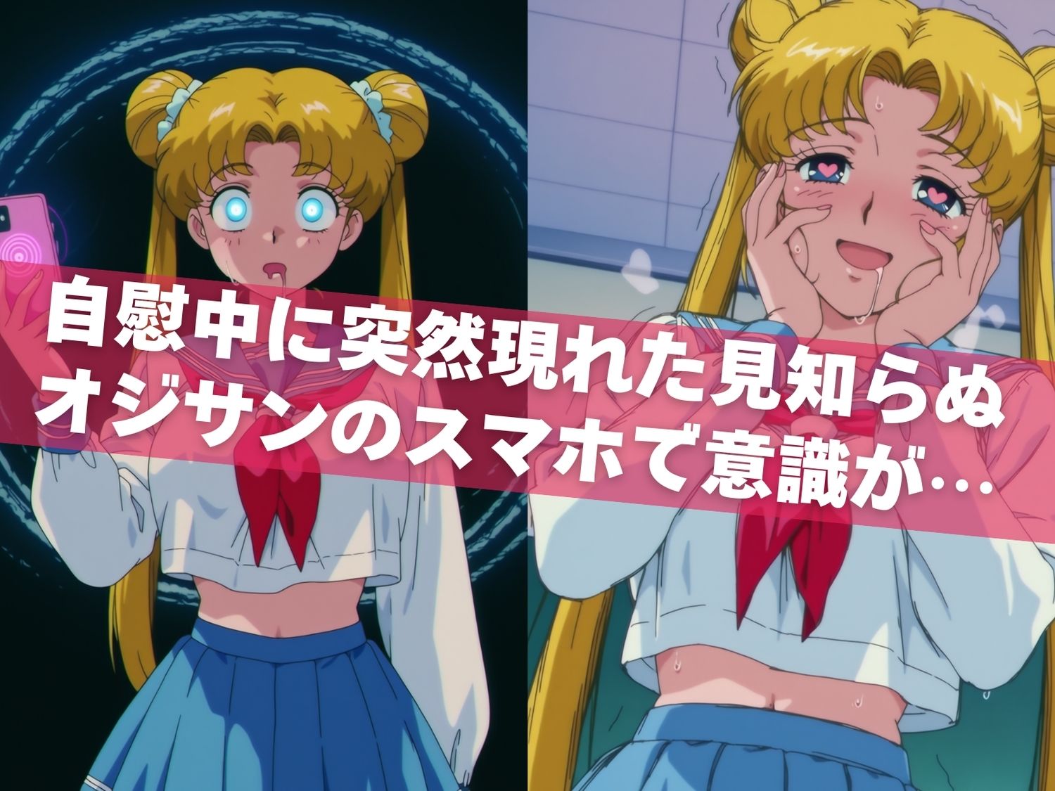 オナニー覗かれ、寝取られて  セー●ームーン（vol.1） 〜 学校編 〜 おじさんに暴かれた秘密 サンプル画像4