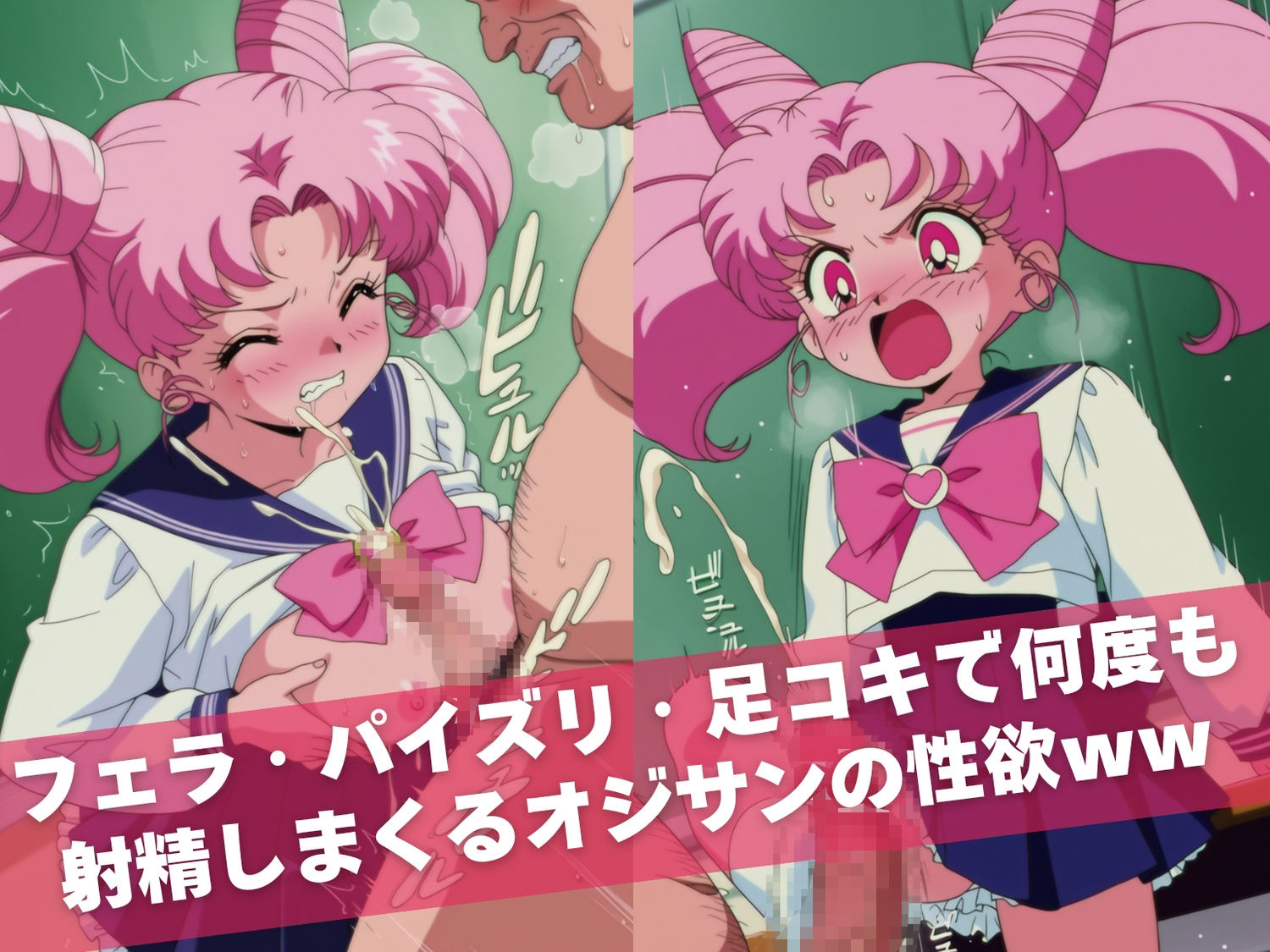 オナニー覗かれ、寝取られて  セーラ●ムーン（vol.2） 〜 学校編 〜 おじさんに暴かれた秘密 サンプル画像6