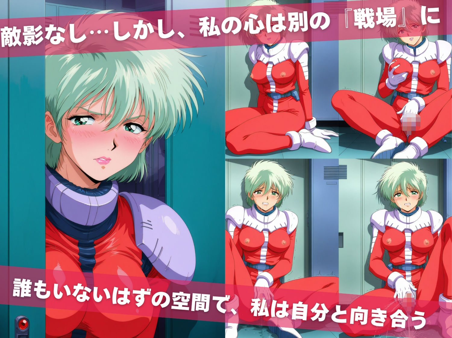 オナニー覗かれ寝取られて  機動戦士ガ●ダム 第08MS小隊 〜 宇宙編 〜 おじさんに暴かれた秘密 サンプル画像2