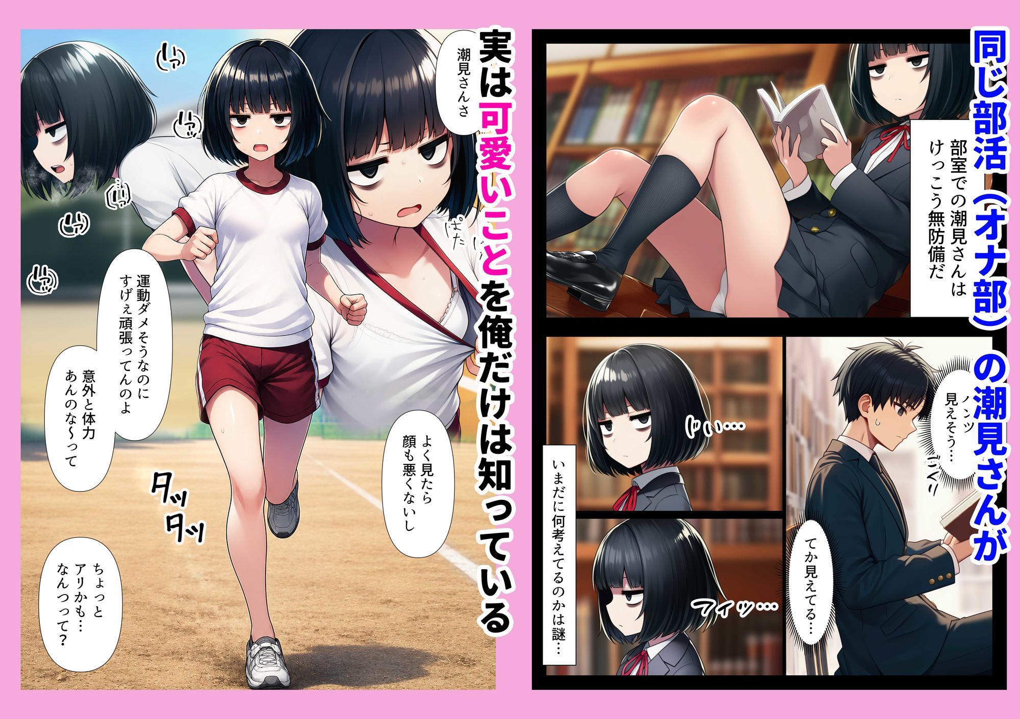 オナ部の地味子が一人でシていたので口止めセックスしたら秘密のセフレになった話 サンプル画像1