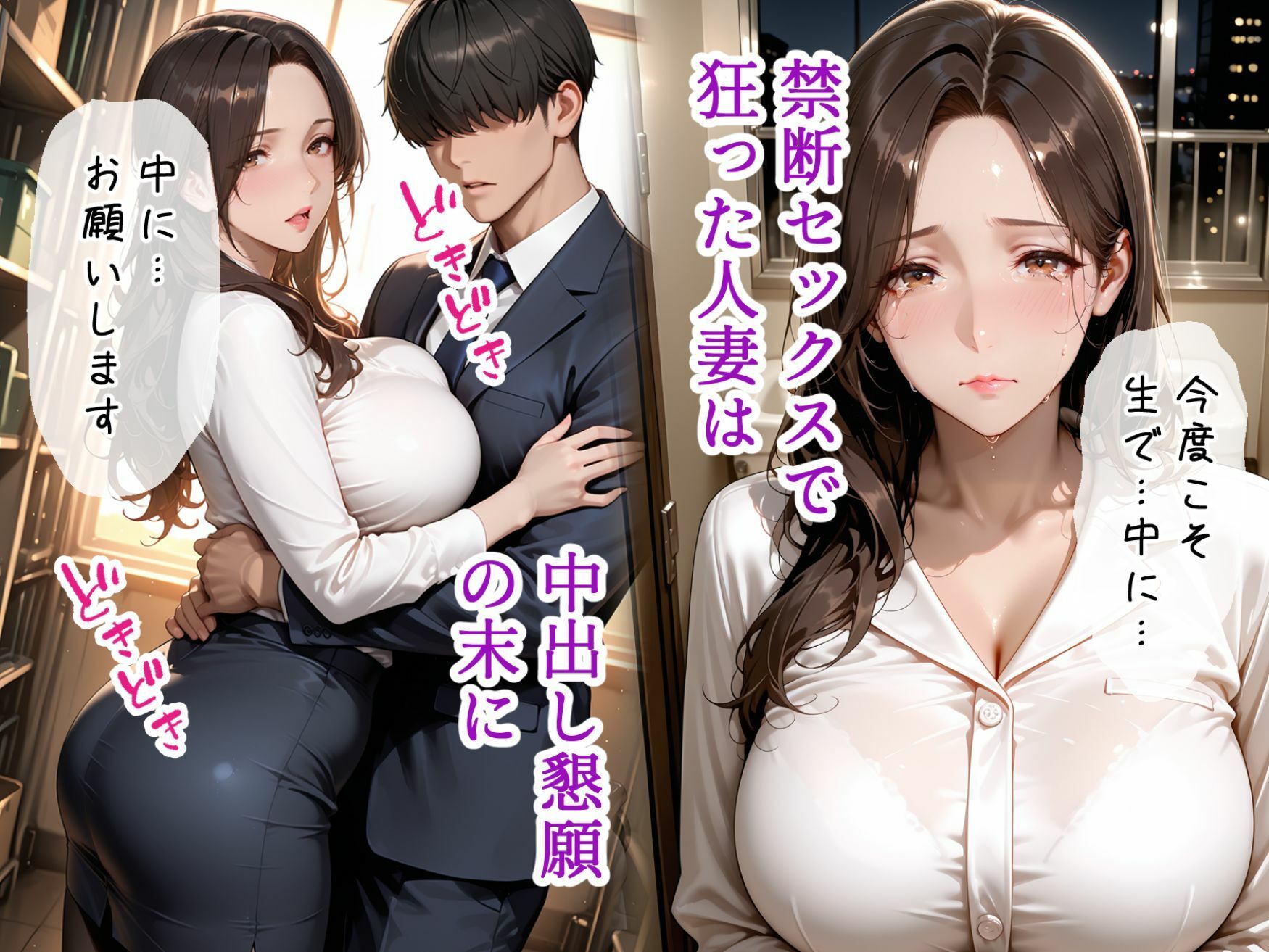 オフィスの彼女2  妊娠中出しで夫を捨てチョーカー人妻になった私 サンプル画像2