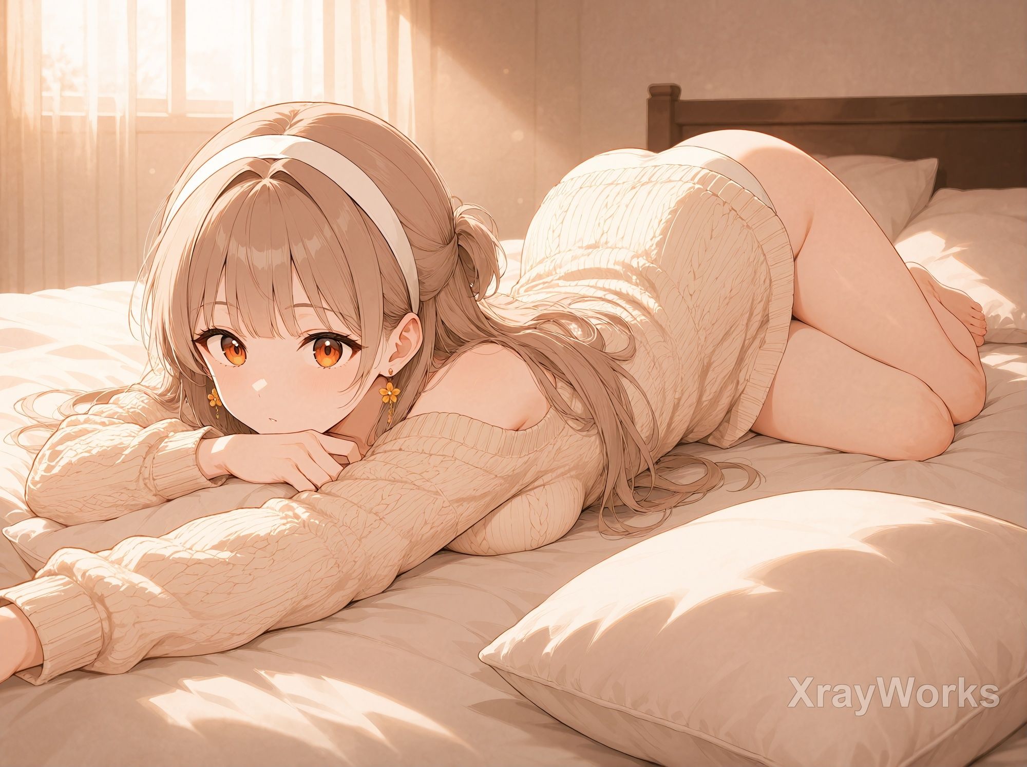 オリヴィアの日常 〜ハーフ系美少女のパンチラ・秘密の情事〜 CG85枚＋動画65本 サンプル画像1
