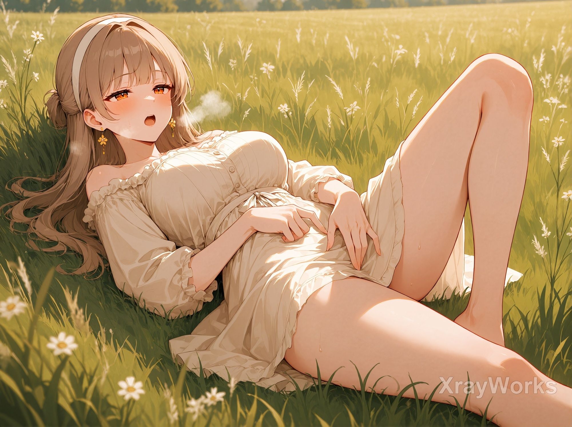オリヴィアの日常 〜ハーフ系美少女のパンチラ・秘密の情事〜 CG85枚＋動画65本 サンプル画像3