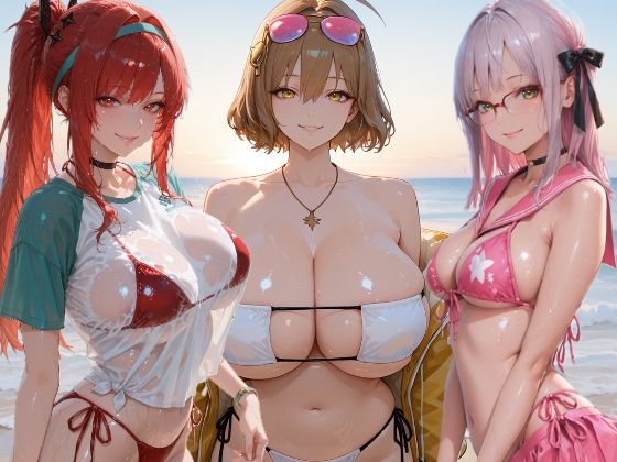 カウンターズの皆といちゃらぶH on ビーチ サンプル画像2