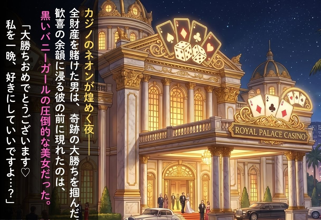 カジノで大勝利！VIP専用 バニーガールを朝までハメまくる話  一騎〇千編 サンプル画像1