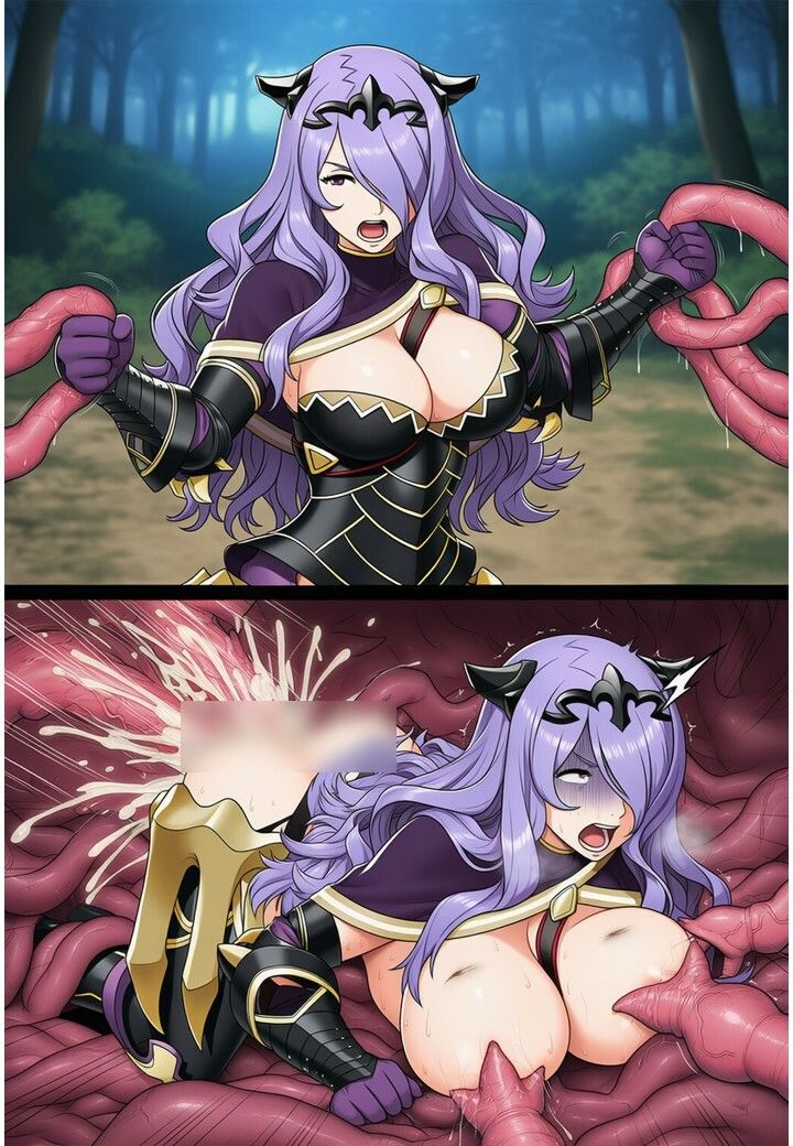カミラ vs ぬるぬる触手【苗床編】 サンプル画像5