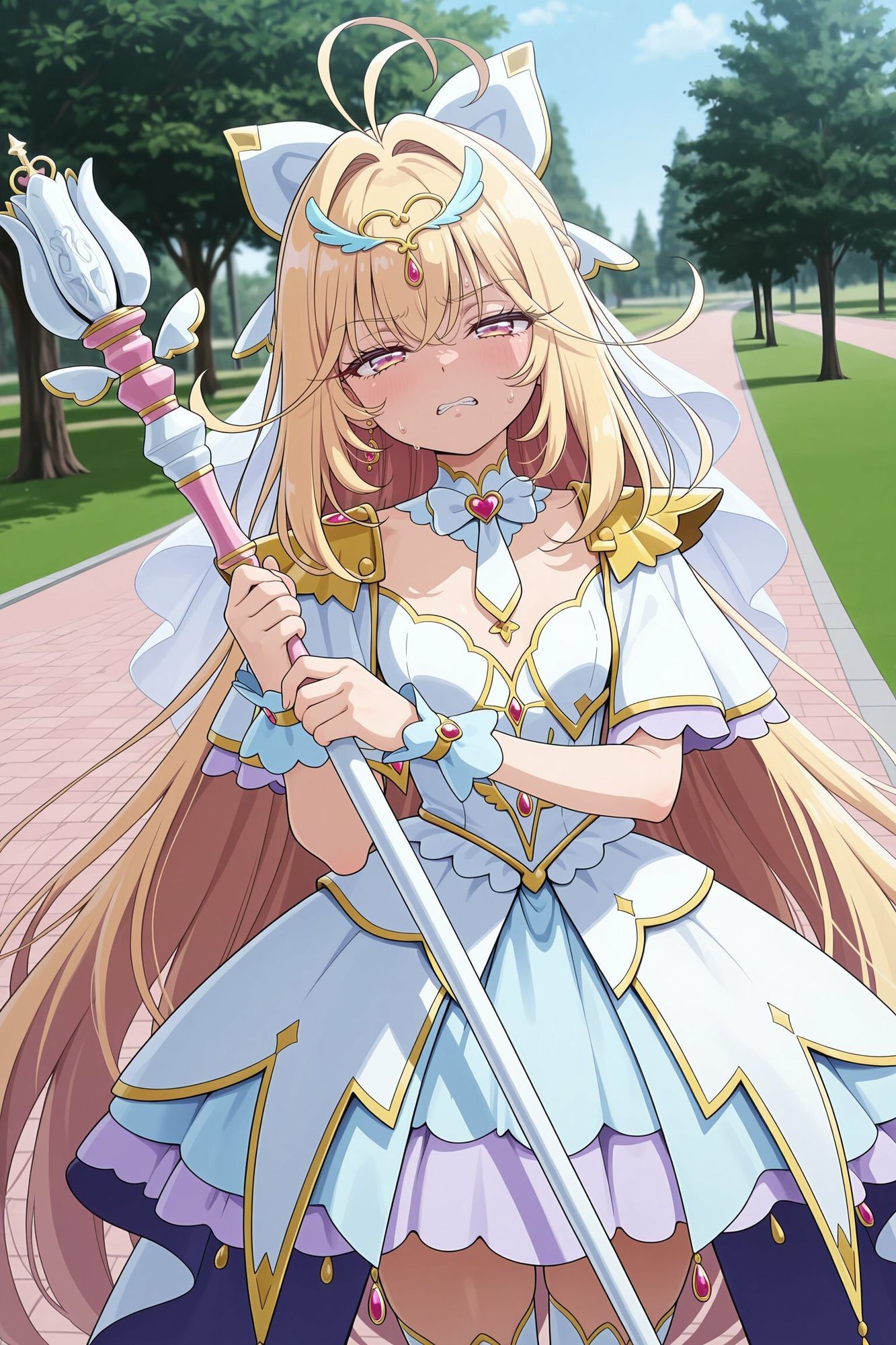 キ○アアルカナ、光堕ちするもおじさんの手により即座に無様墜ちしてしまう サンプル画像1