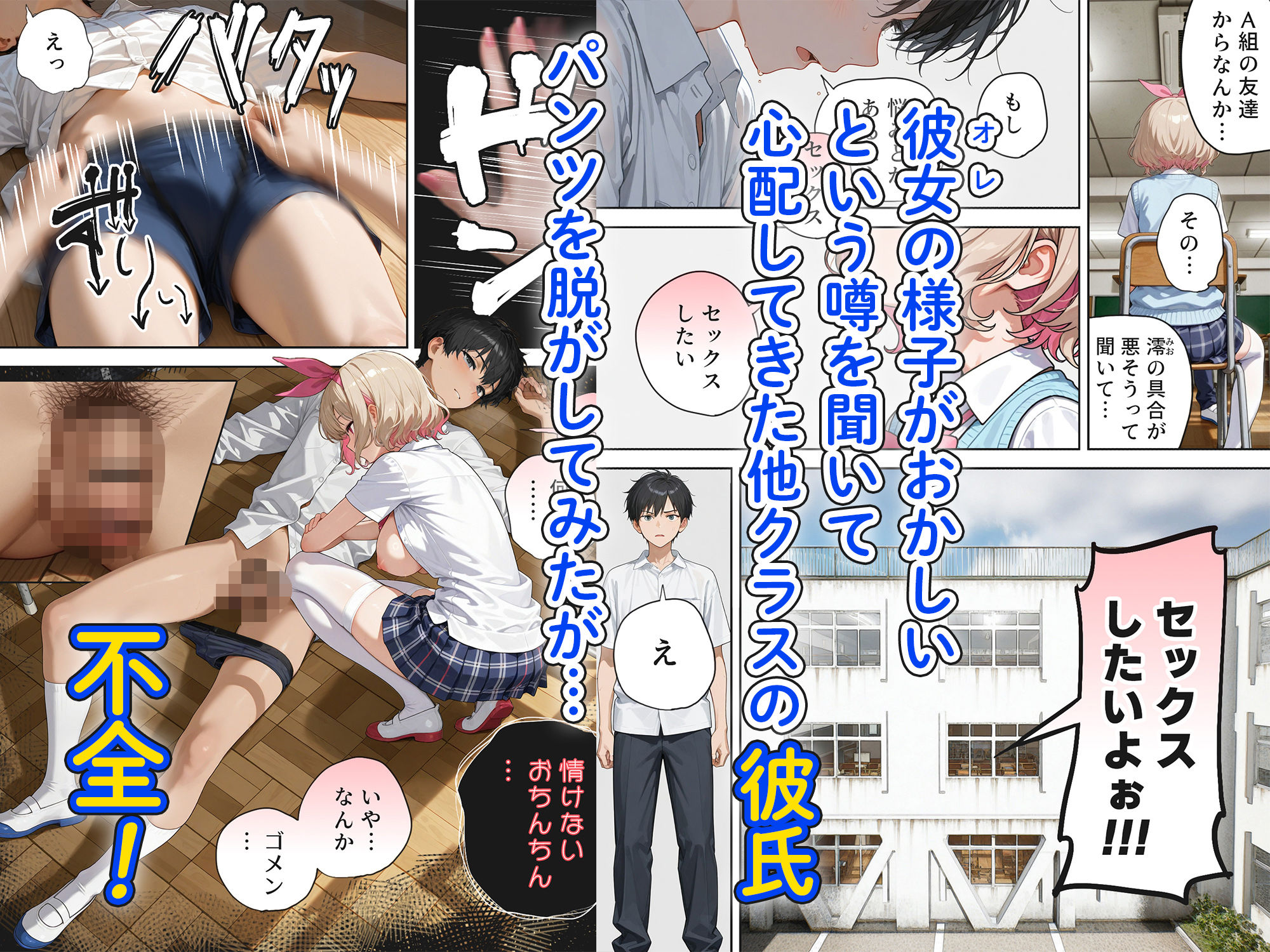 キモおじ⇔JK入れ替わり【2】クラスの男子誰の赤ちゃん孕むかな？ サンプル画像4