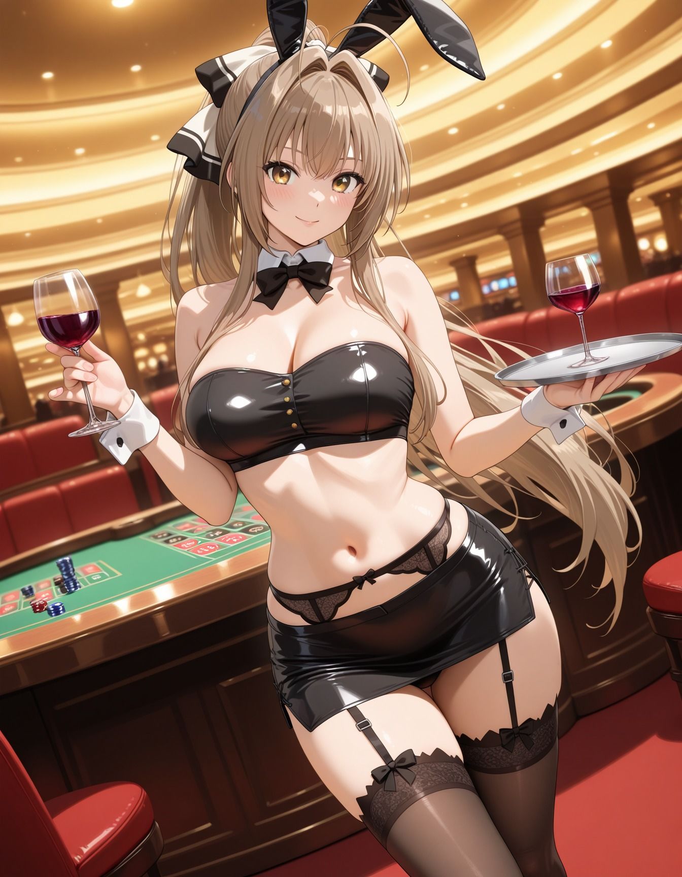 キモデブ達に犯●れたバニーガール サンプル画像1
