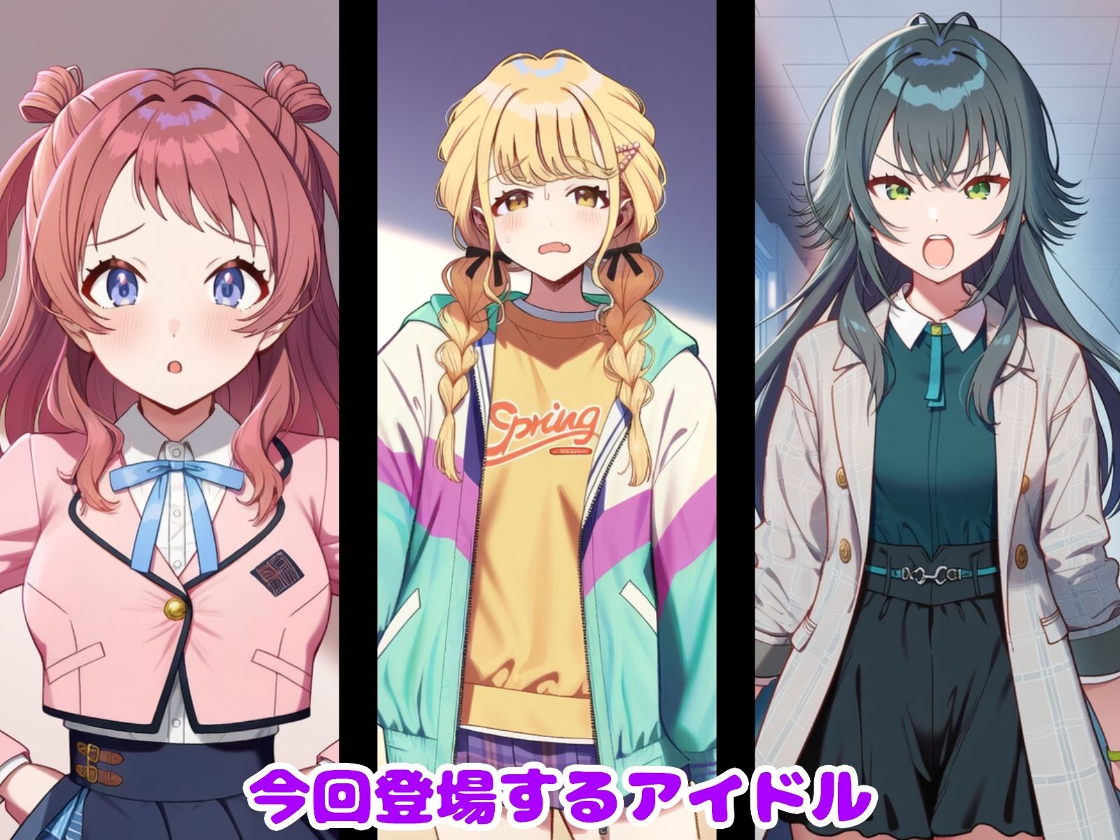 キモメンに育成されるアイドル 咲〇・こ〇ね・手○編 サンプル画像1