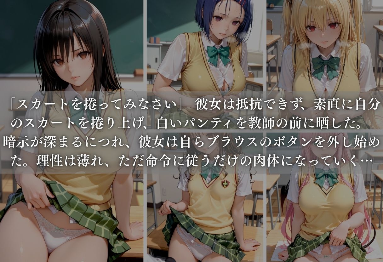 キモ教師の催●肉便器化計画 ー優等生女子○生が教室で完全快楽堕ち- サンプル画像4