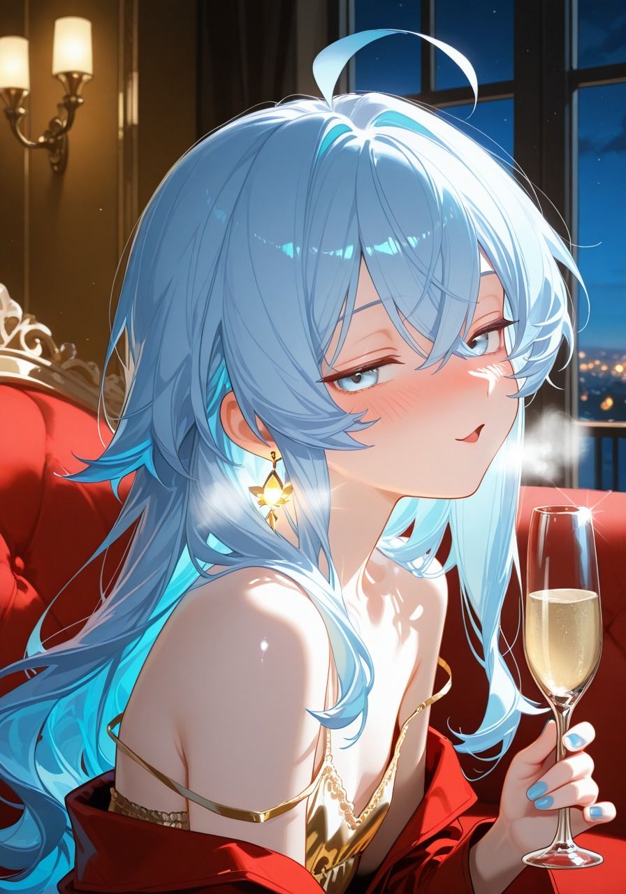 キャバ嬢男の娘ちゃんの離席中ひとりえっち！ サンプル画像2