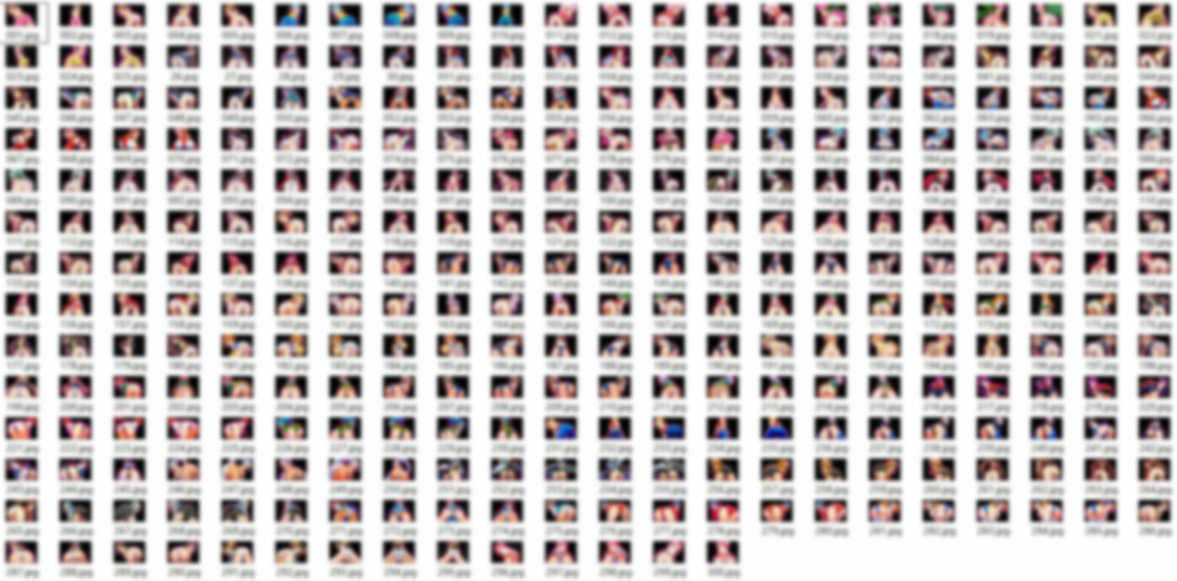 キャラ色々お尻見抜き5 サンプル画像1