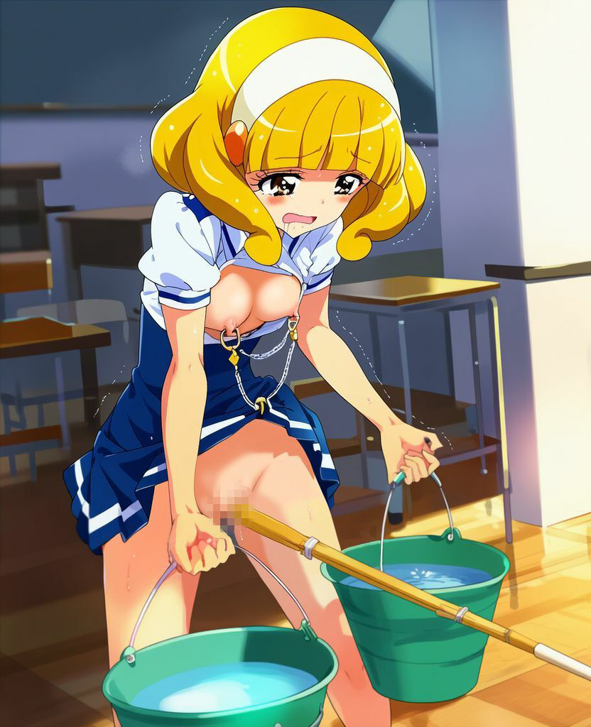 キュ〇・ピ〇ス（黄〇や〇い） 緊縛・拘束・小人化CG集 サンプル画像4