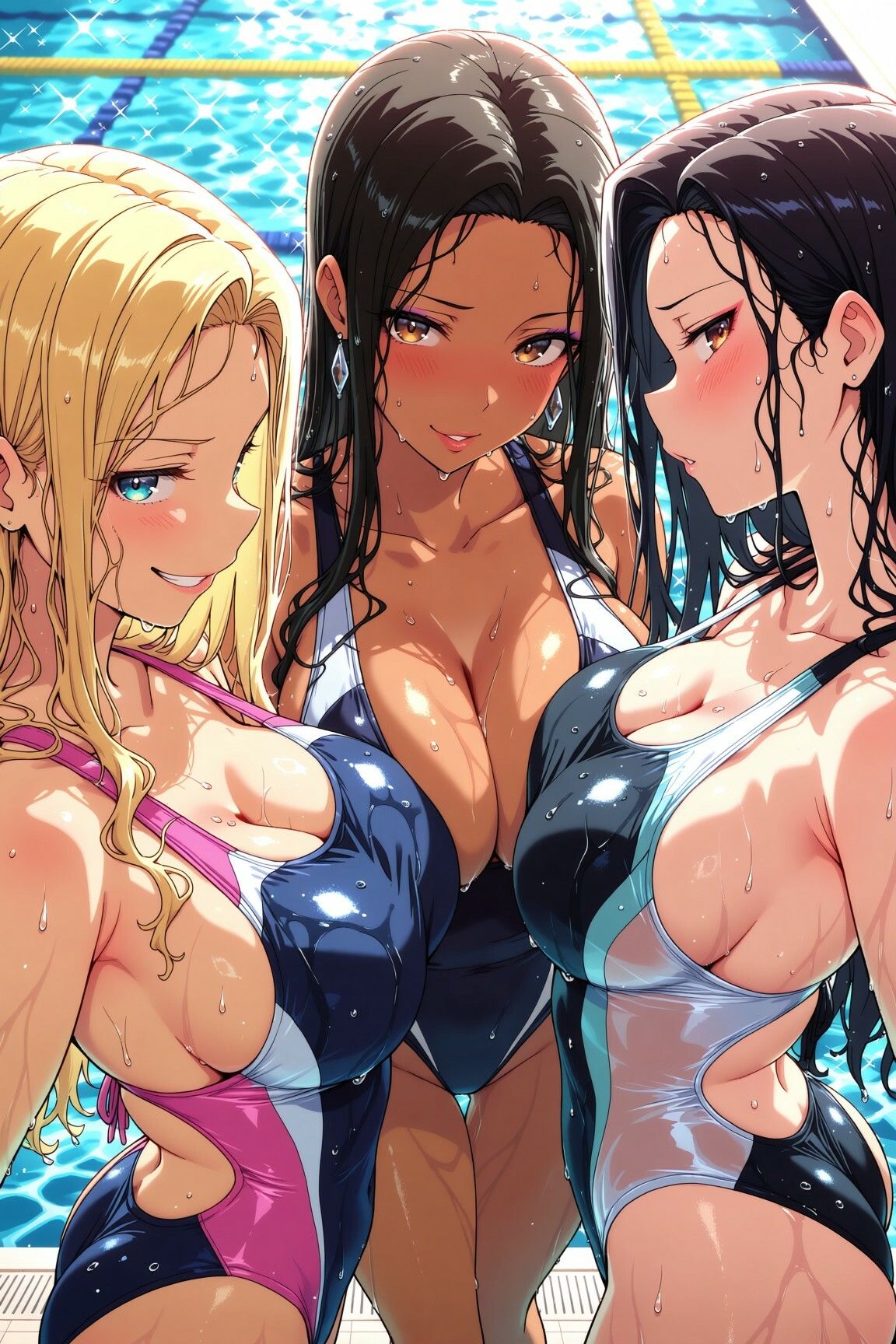 ギャルなのは見た目だけ！ 〜清楚な処女ギャルたちが、巨根君にメロメロになっちゃう件〜 サンプル画像7