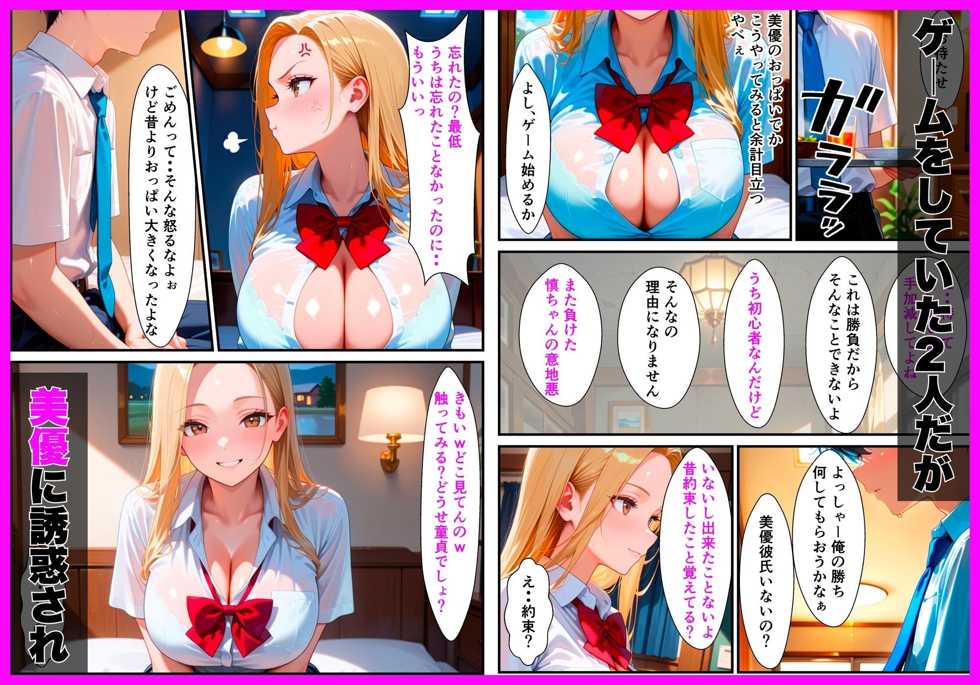 ギャルになって再会した幼馴染に童貞卒業させられて中出しセックスしまくった話 サンプル画像3