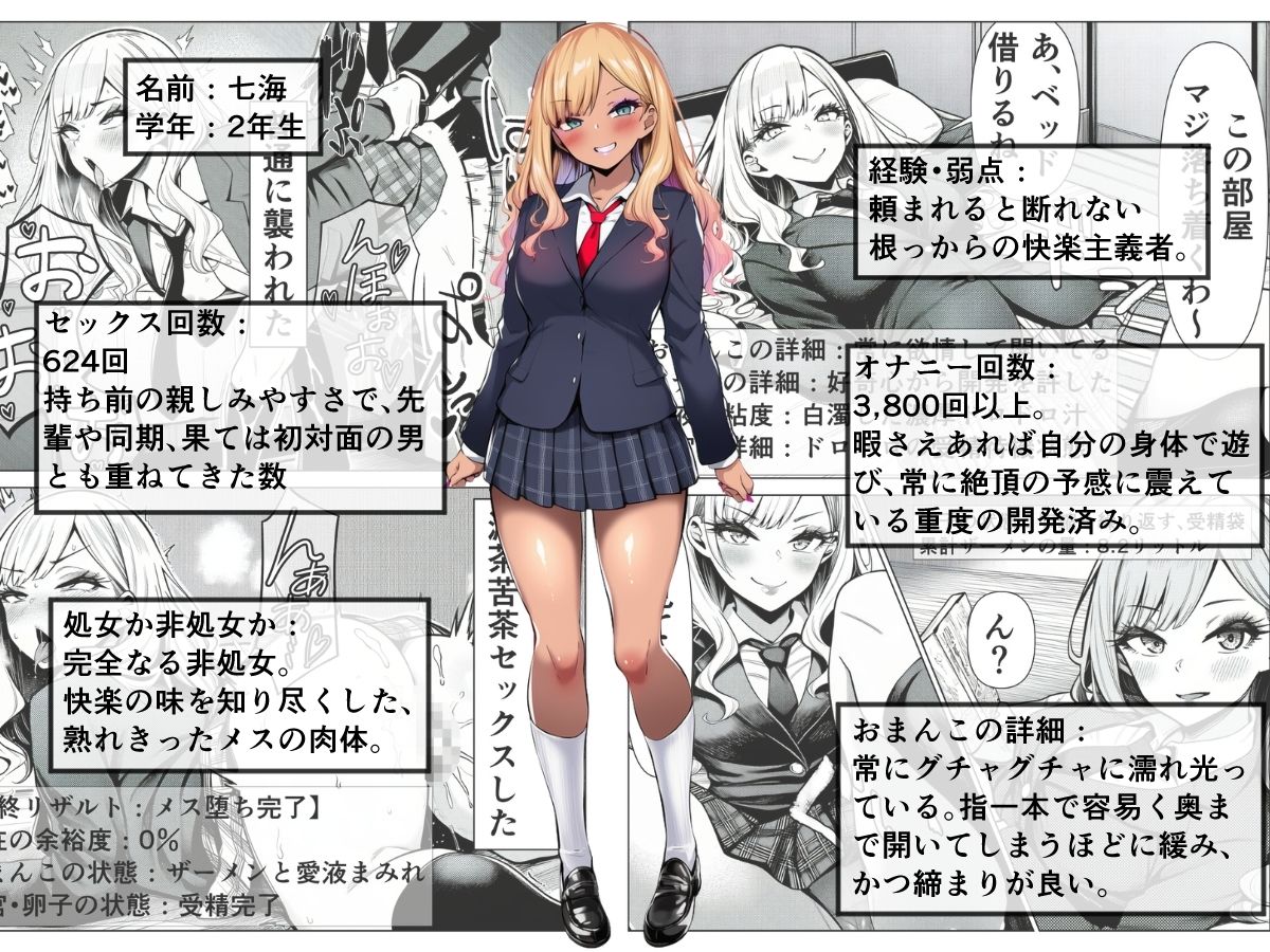 ギャルビッチたちに部屋を溜まり場にされたのでちんぽでわからせる サンプル画像3