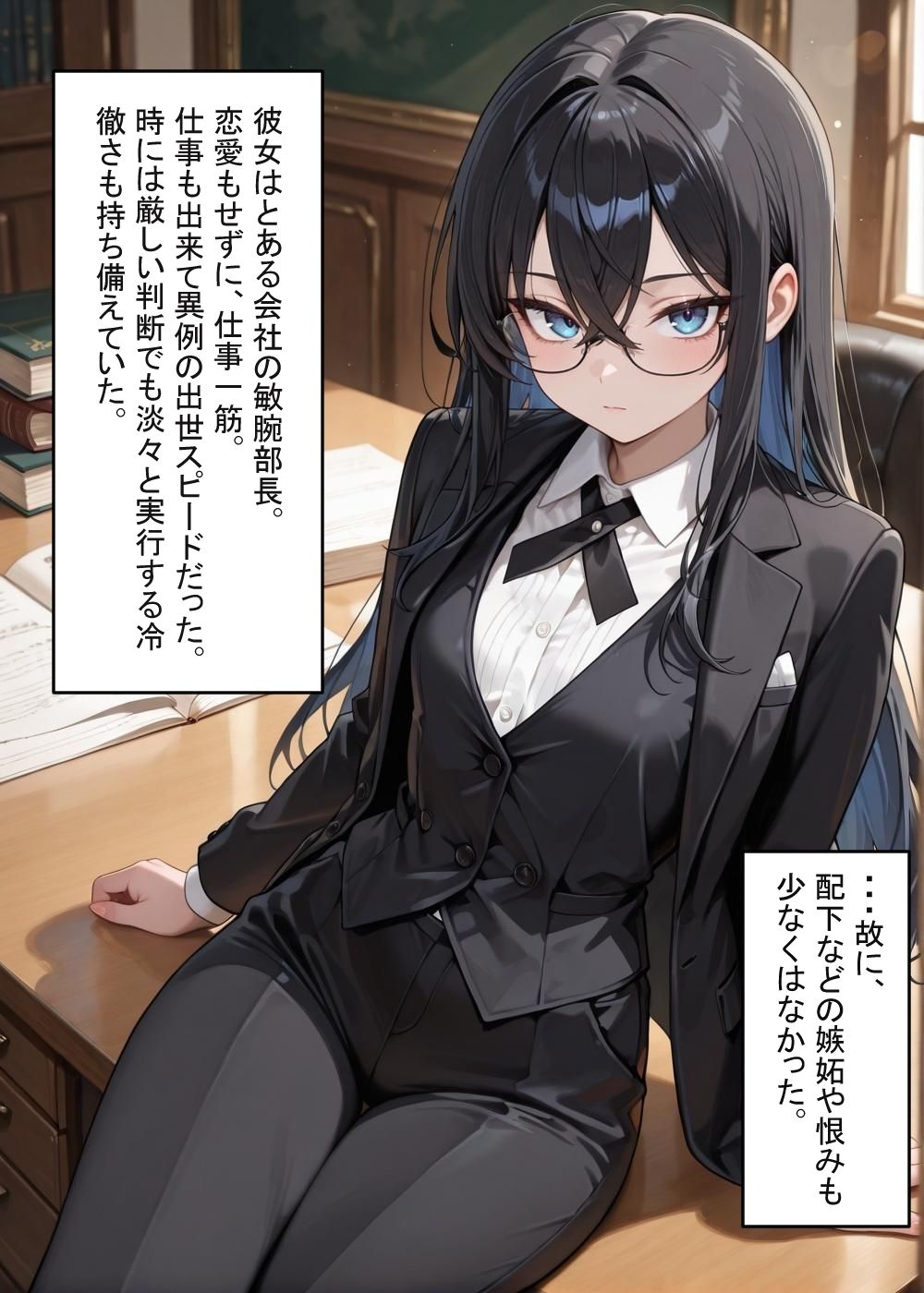 クビにされた男がプライドの高い女部長を催●術で何夜も凌●しまくる話 サンプル画像1