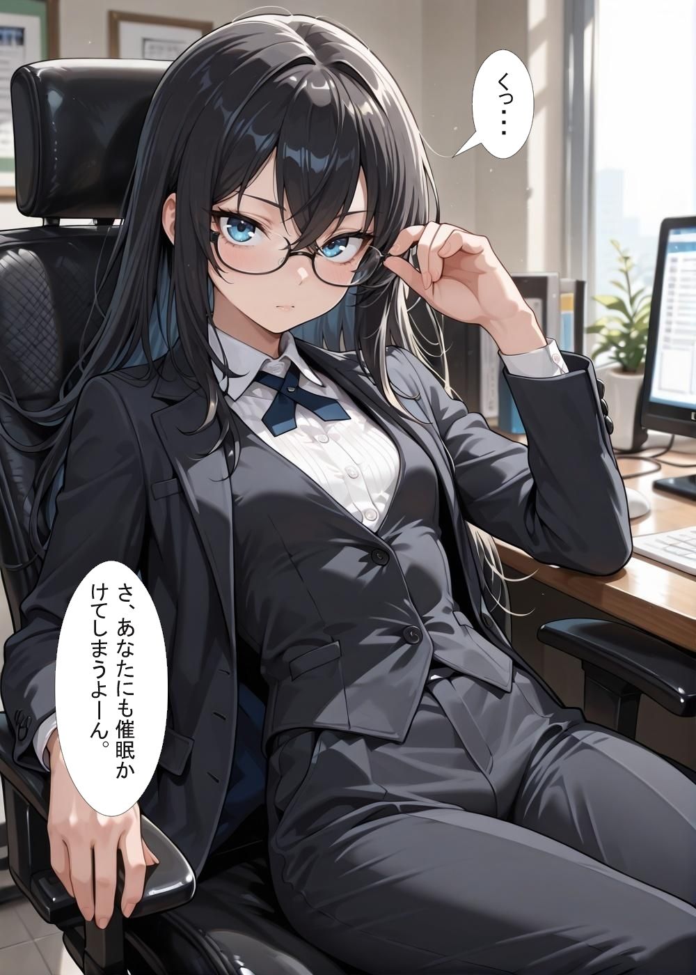 クビにされた男がプライドの高い女部長を催●術で何夜も凌●しまくる話 サンプル画像3