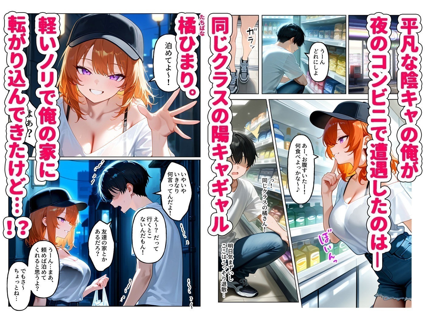 クラスの人気ギャルが家出してうちに転がり込んできたけど…まさかの処女でした サンプル画像1