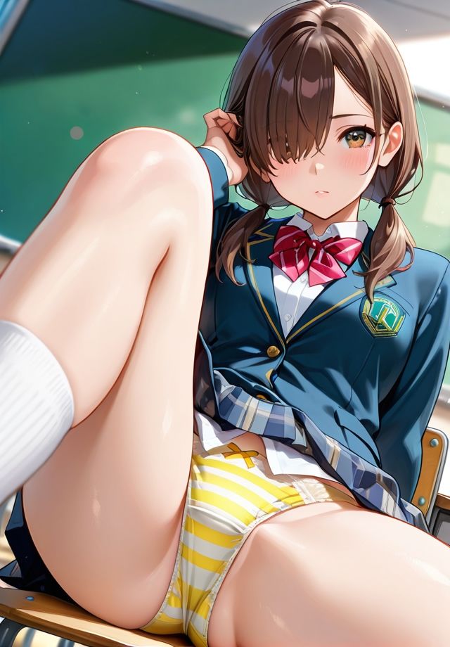 クラスの女子は椅子の座り方が横着過ぎる2 サンプル画像4