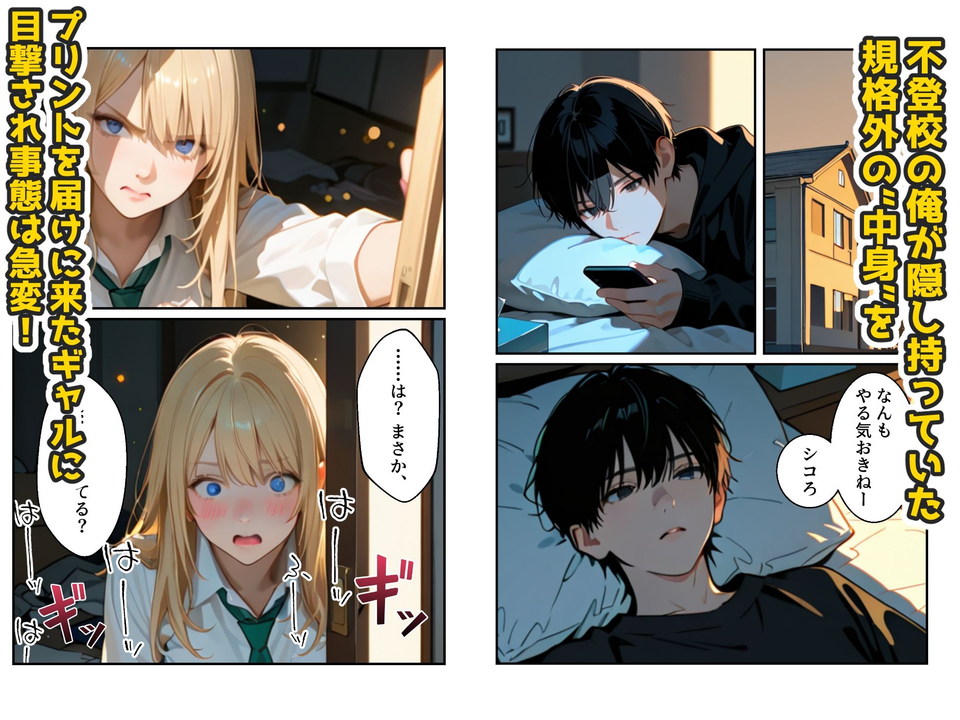 クラスの女子専用 ‘公共ディルド’になった俺。〜順番待ちの行列ができるひきこもり部屋〜 サンプル画像1