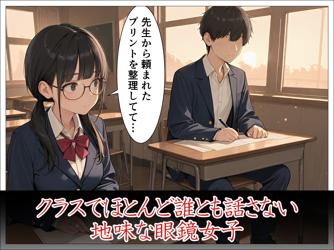 クラスの陰キャ女子と付き合ってないのにエッチする話 サンプル画像2