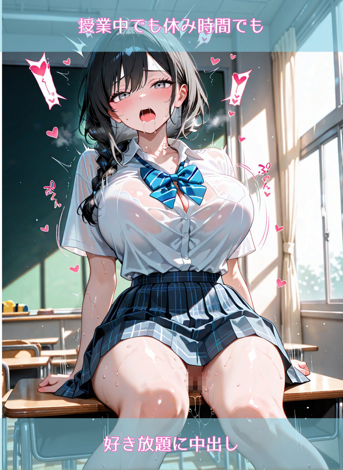 クラスメイトは中出しオ○ホ〜授業中も休み時間も、子宮が溢れるほど中出しされまくる〜 サンプル画像2