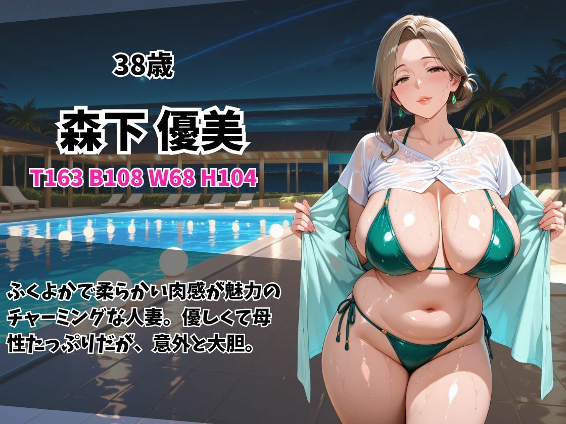 ケツ穴ミセスナイトプール人妻 サンプル画像6