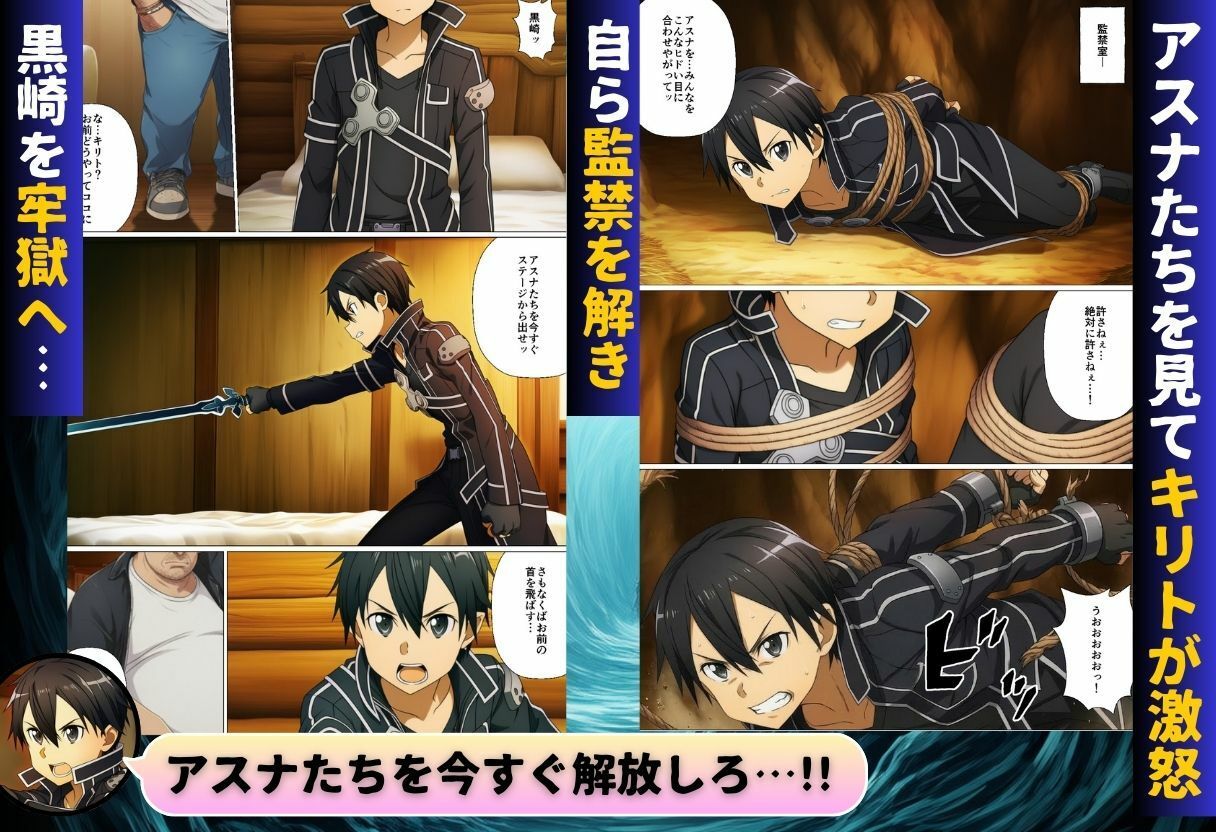 コスプレアート・オンライン〜キリトを人質に取られ全員寝取られ堕ちた件〜 サンプル画像8