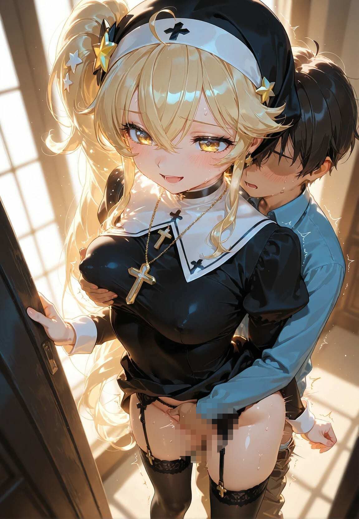 コスプレ彼女の淫らな夜 〜シスター・ナース・ドレス〜 プ〇キュア サンプル画像4