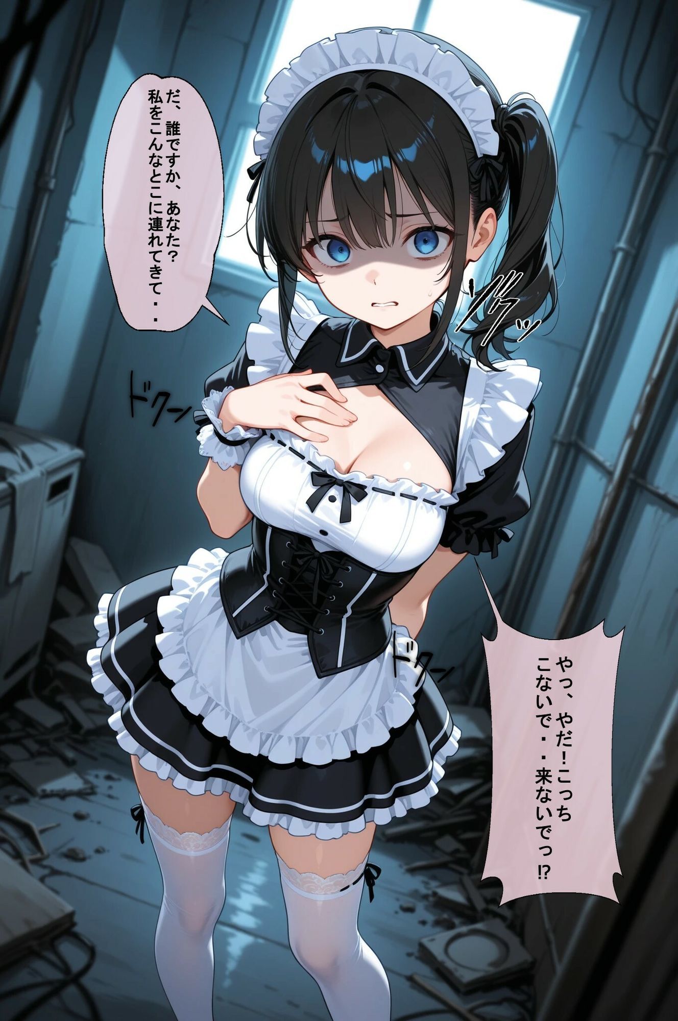 コスプレ美少女は廃屋で餌食となる・・  悲壮な女の子って・・そそるよね サンプル画像1