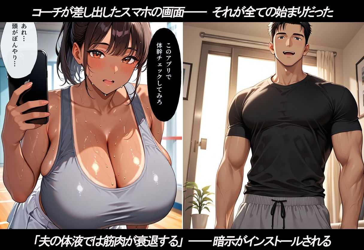 コーチの精液でしか孕めない  催●NTR  ママさんバレー人妻編 サンプル画像2