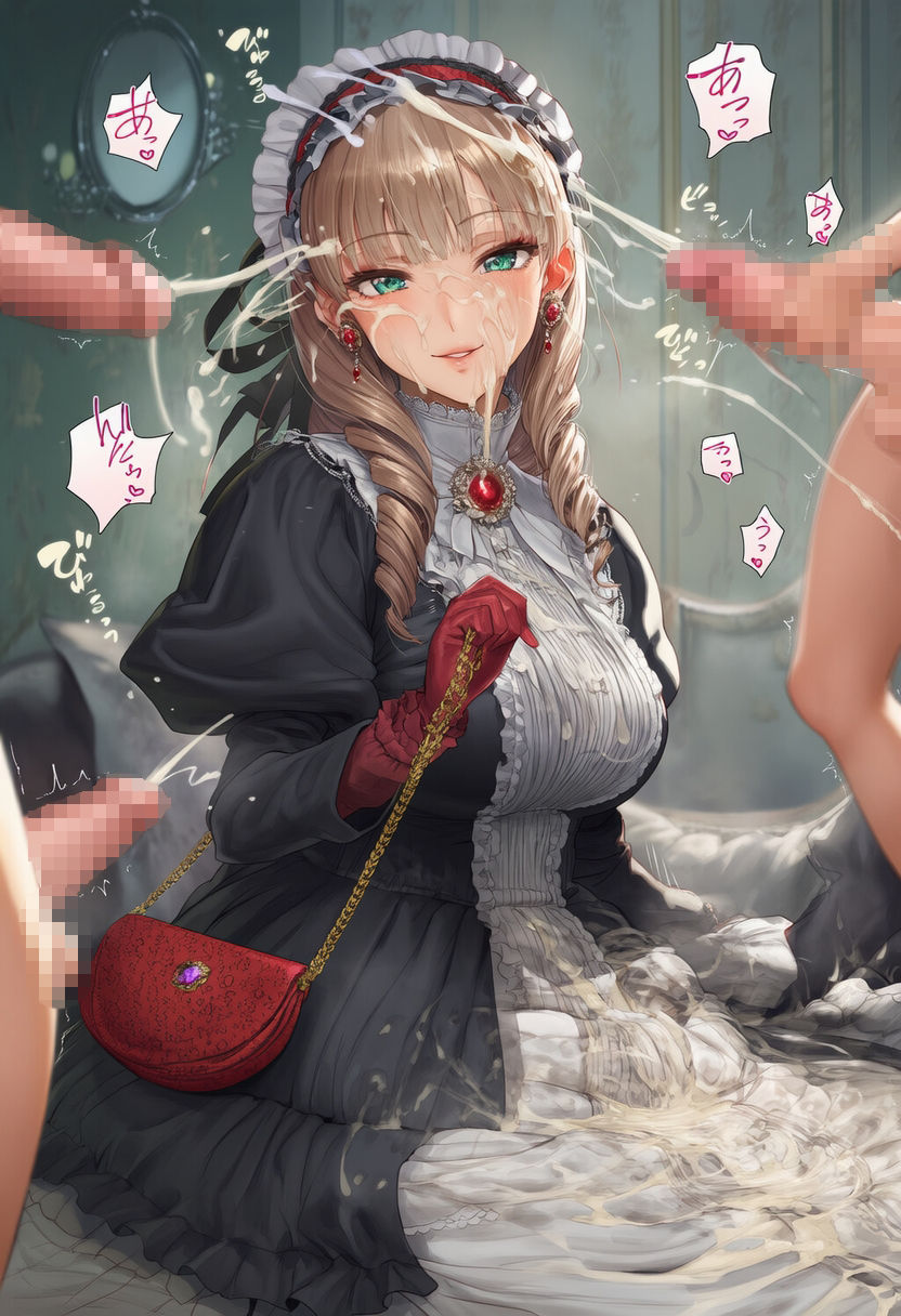 ゴシック〇リィタ様にぶっかけ射精 ver.F サンプル画像1