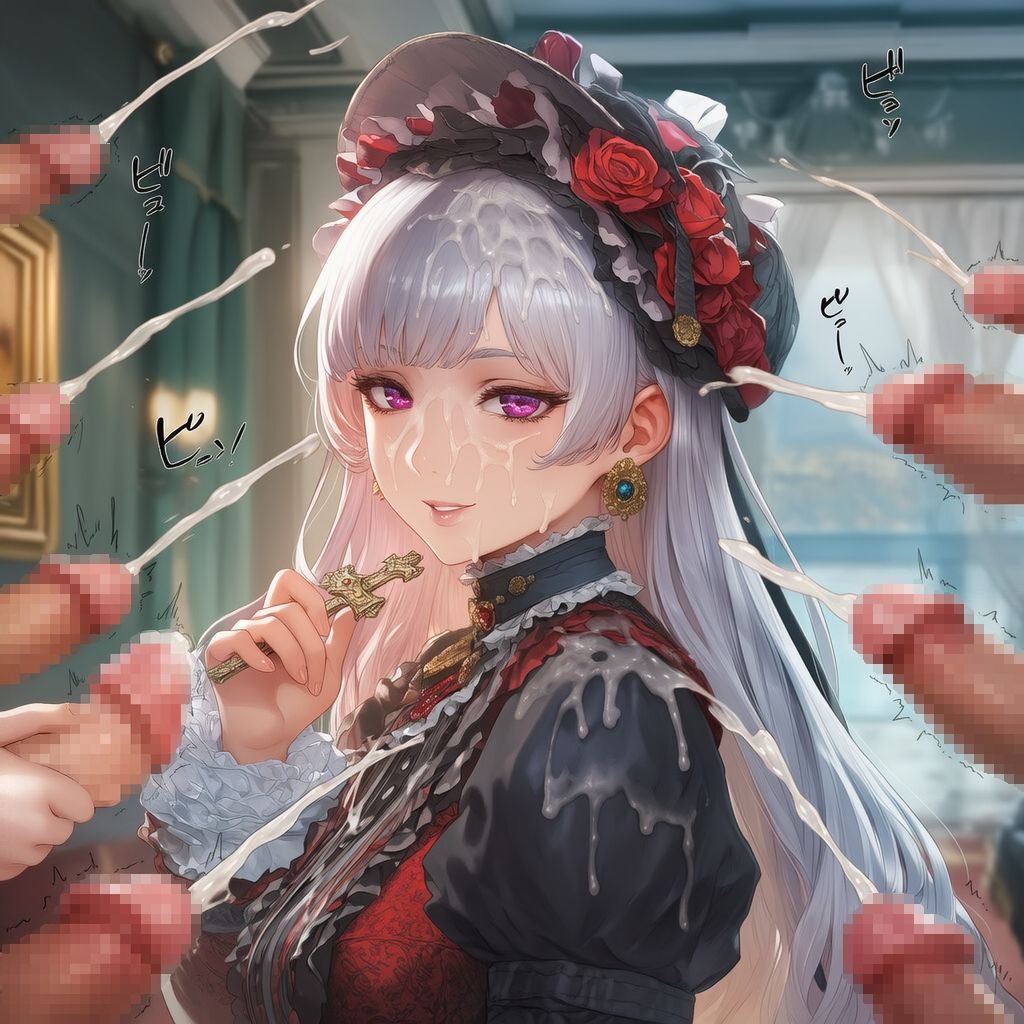 ゴシック〇リィタ様にぶっかけ射精 ver.F サンプル画像2