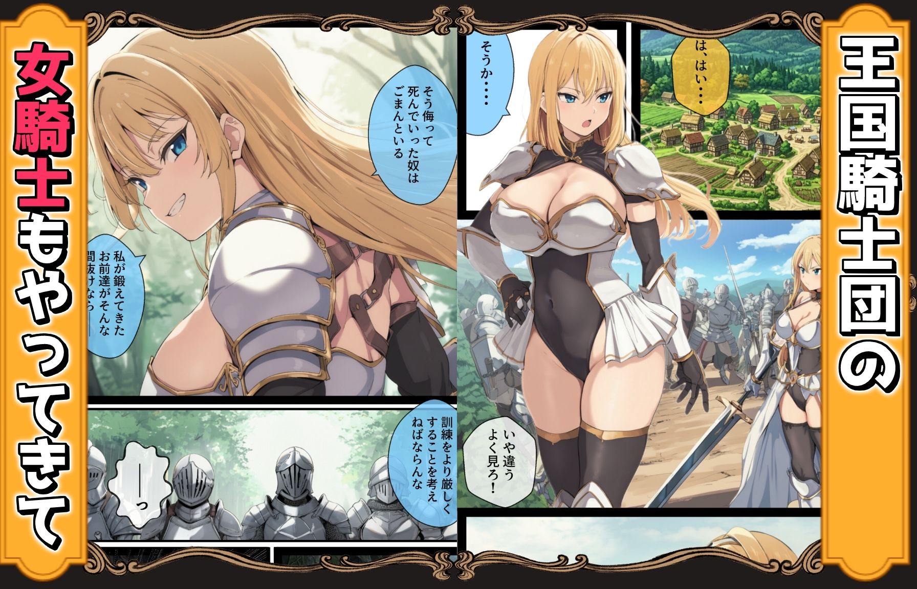 ゴブリン姦〜強いメスも弱いメスも誰もが皆孕み袋〜 サンプル画像5