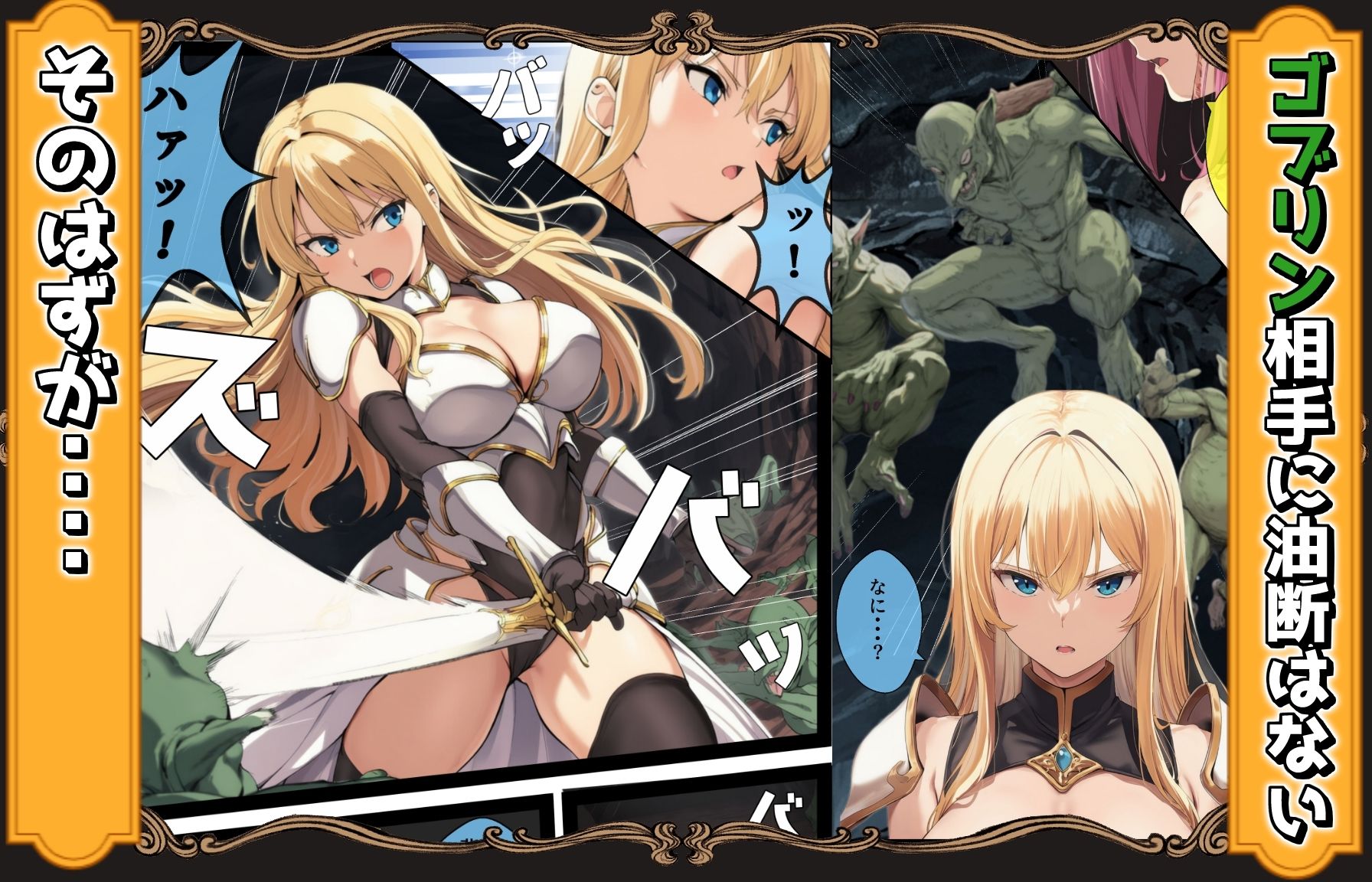 ゴブリン姦〜強いメスも弱いメスも誰もが皆孕み袋〜 サンプル画像6